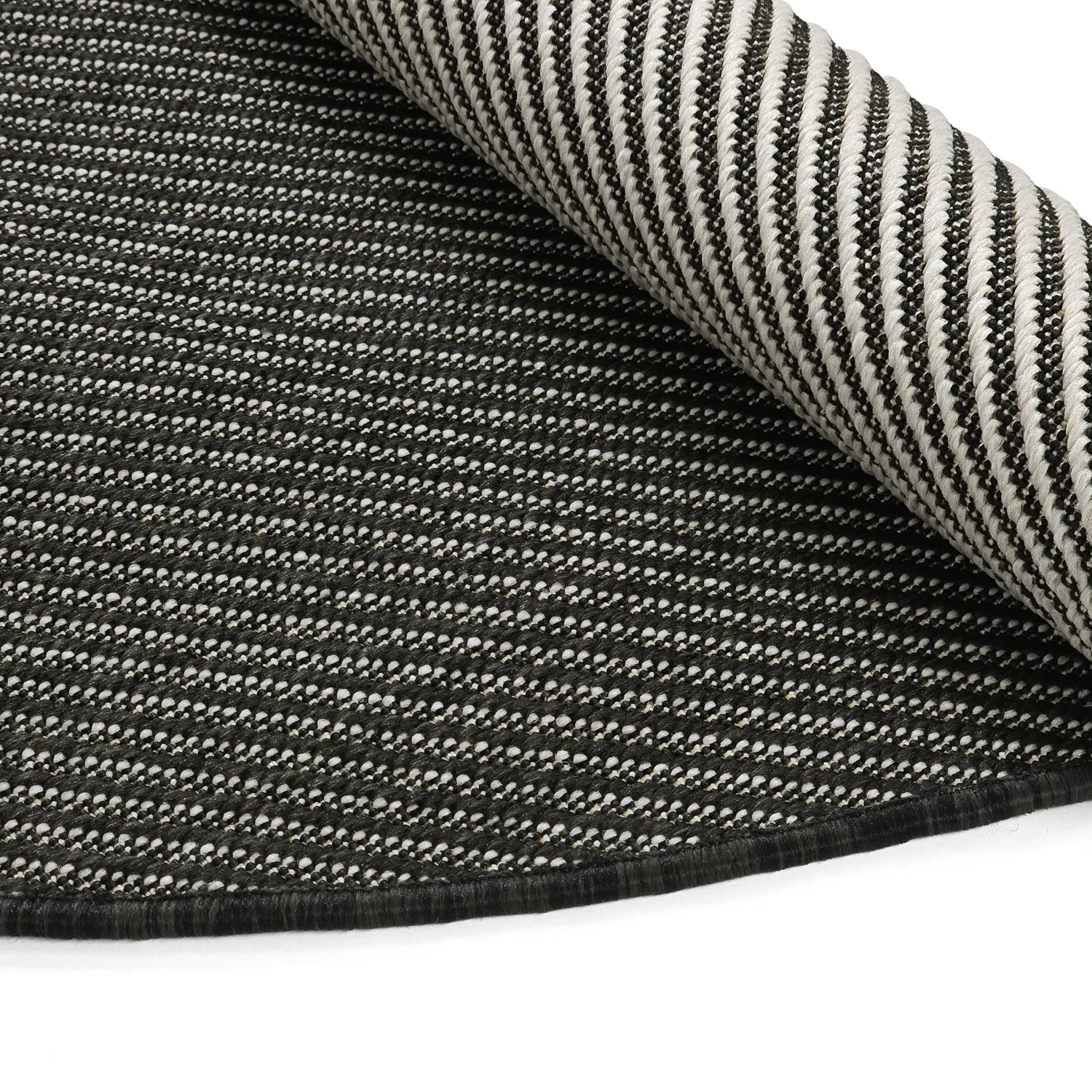 Kerek szőnyeg - Indoor/Outdoor Bennett (fekete)