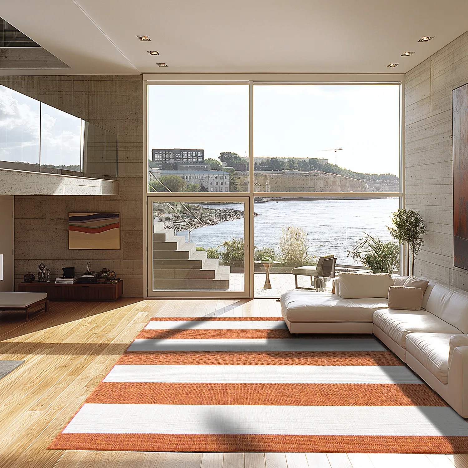 Beltéri és kültéri szőnyeg - Santana (narancs)