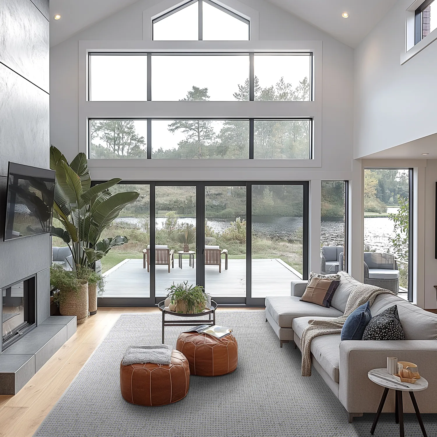 Beltéri és kültéri szőnyeg - Tromsø (barna)