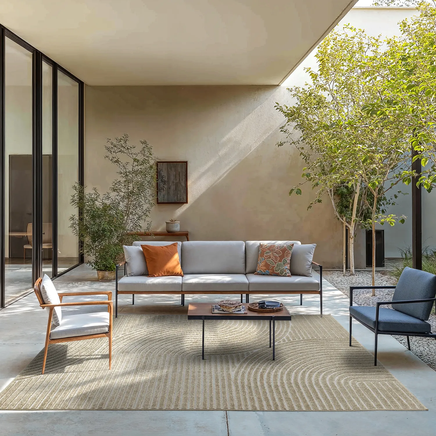 Shaggy Indoor/Outdoor - Devon (bézs)