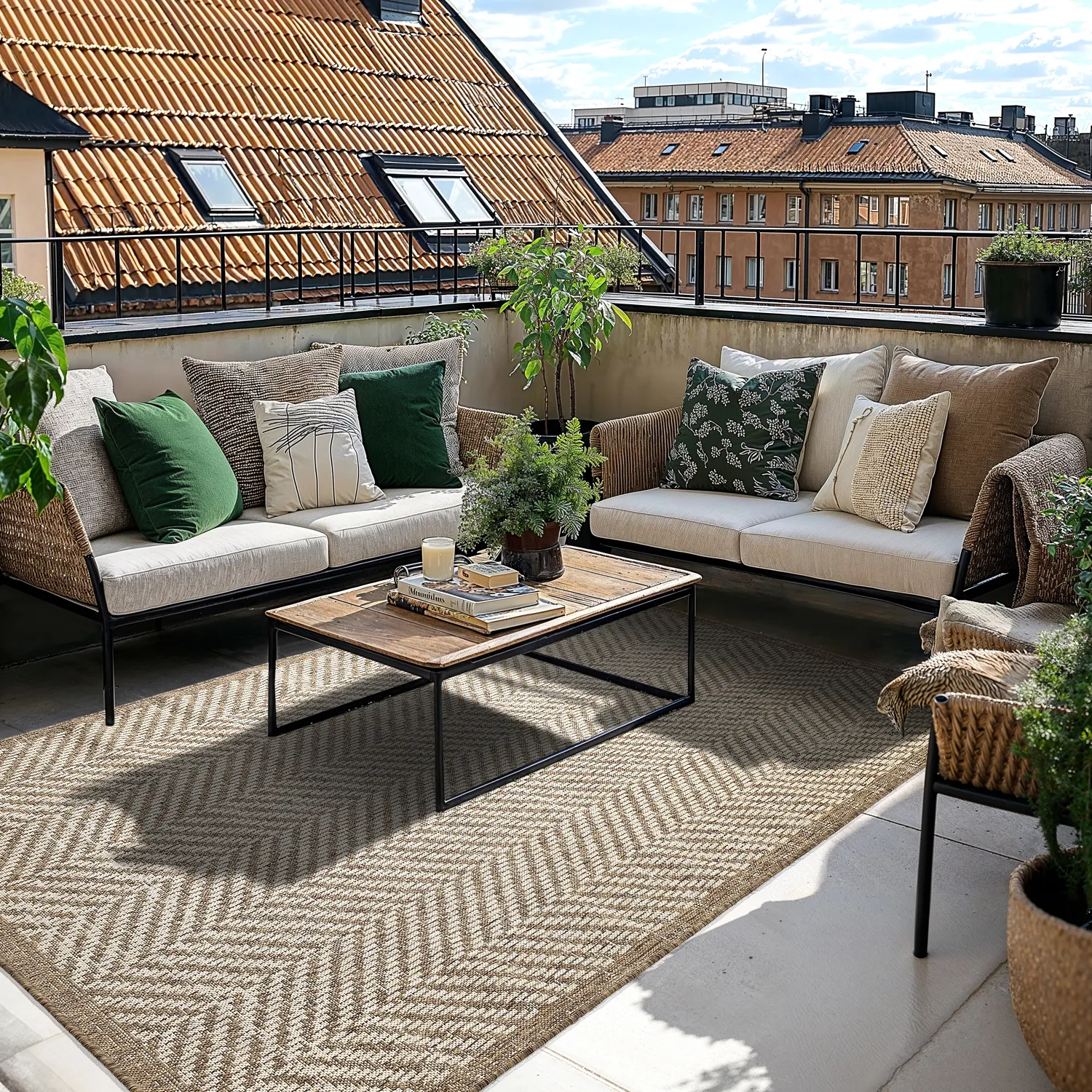 Shaggy Indoor/Outdoor - Donora (barna)