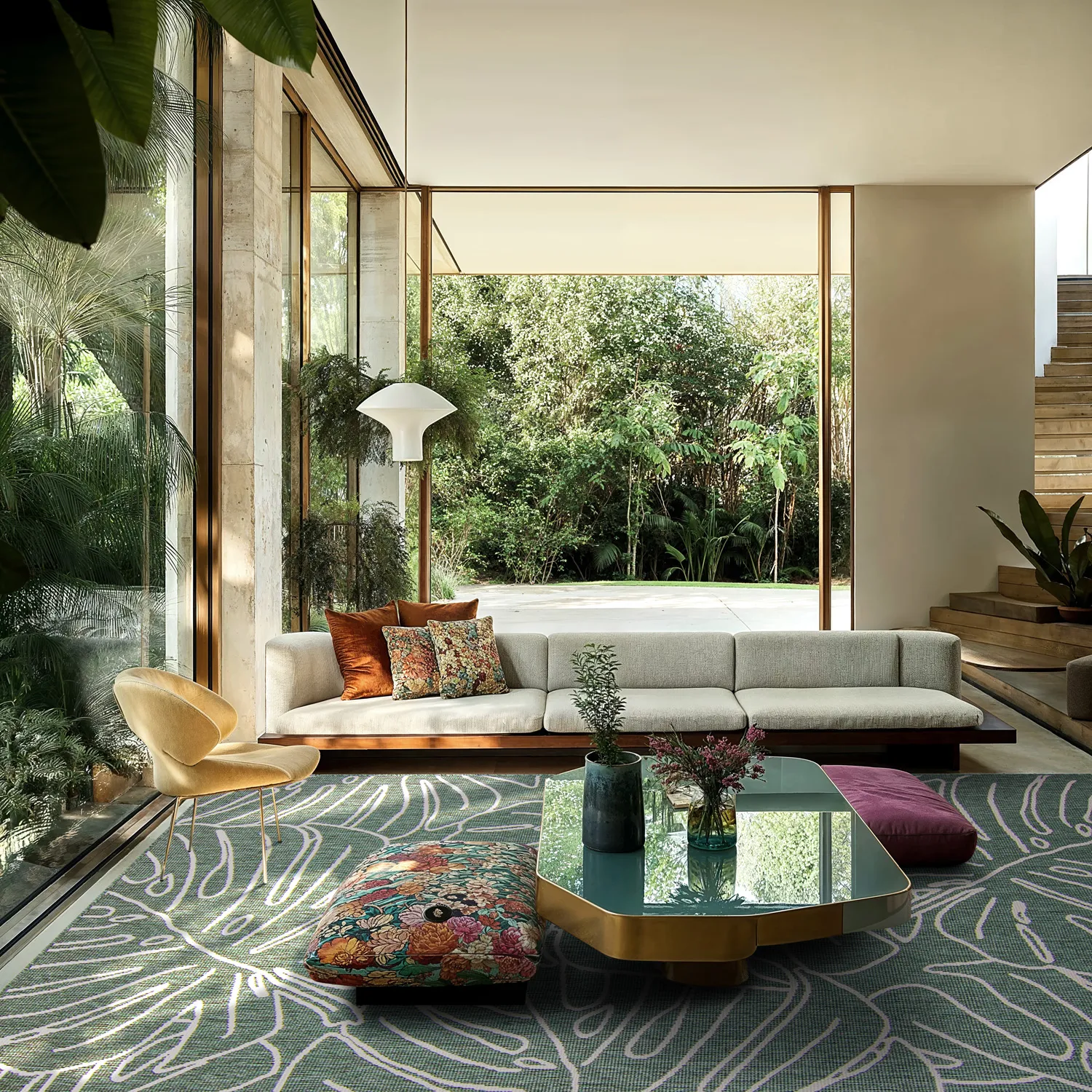 Beltéri és kültéri szőnyeg - Francis (zöld)