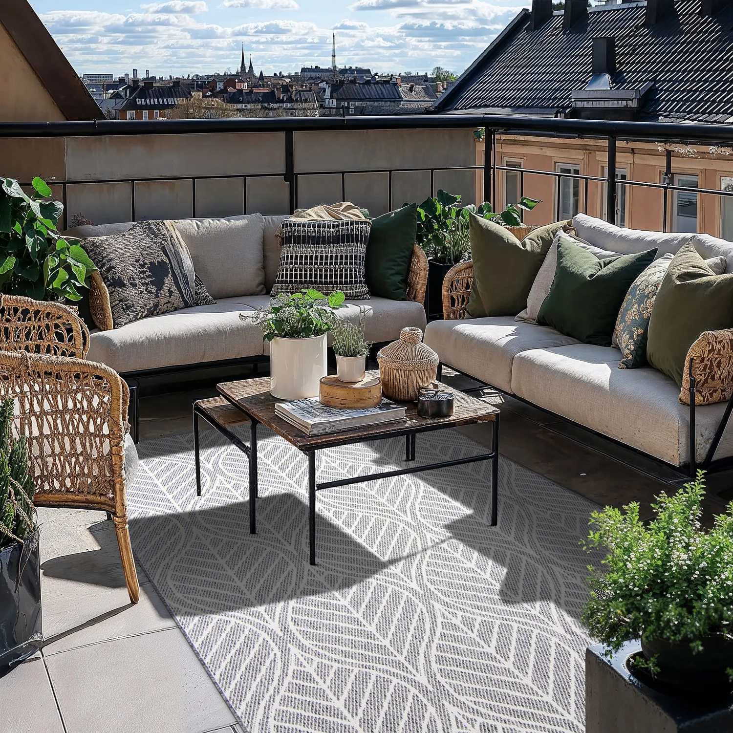 Beltéri és kültéri szőnyeg - Harvey (szürke)