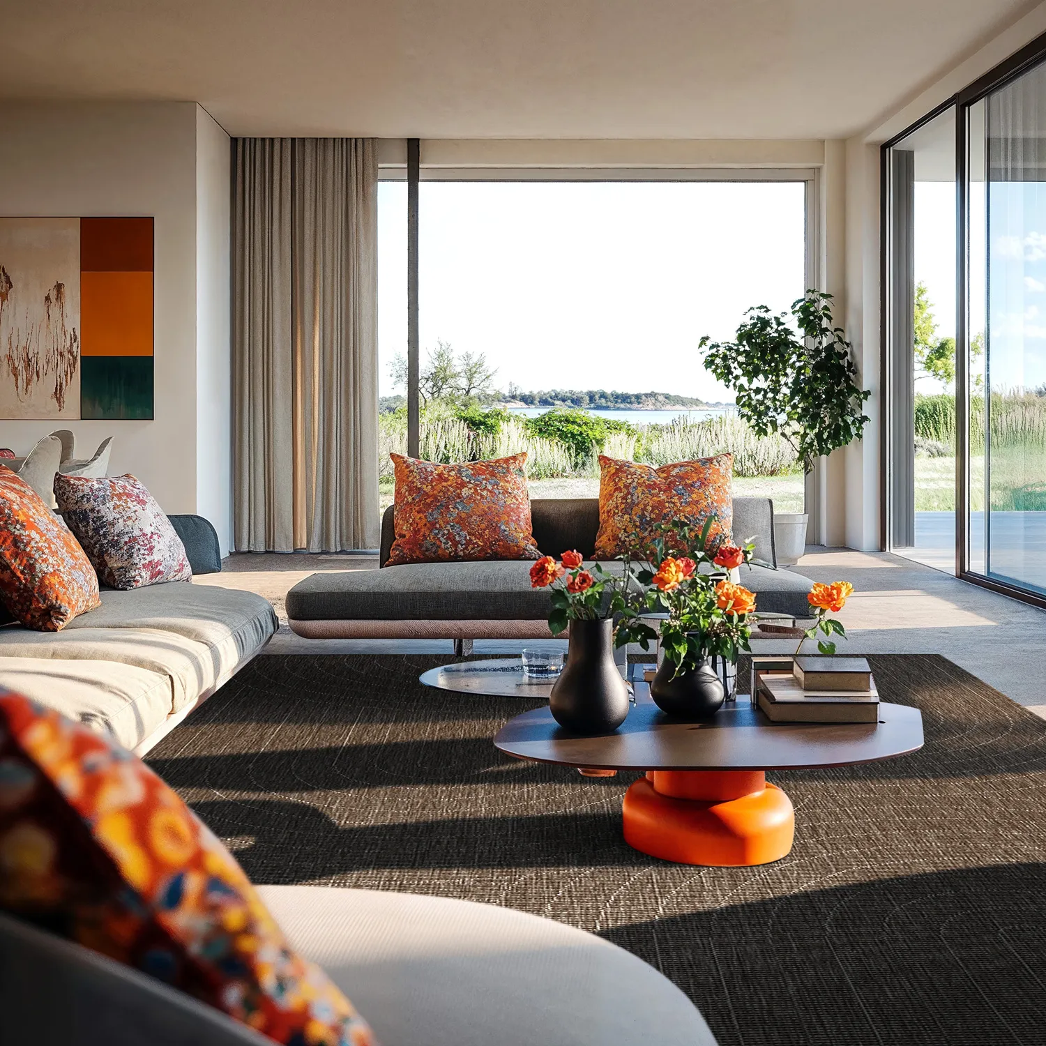 Beltéri és kültéri szőnyeg - Hayden (fekete)