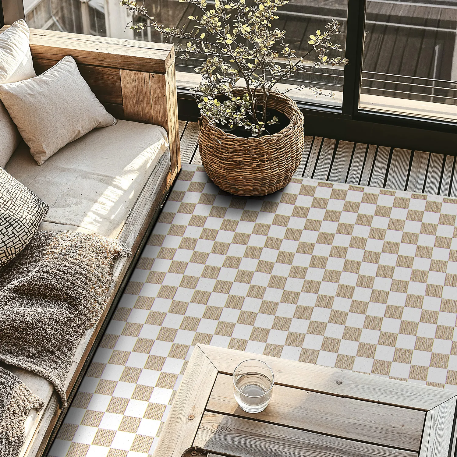 Beltéri és kültéri szőnyeg - Lucida (bézs)