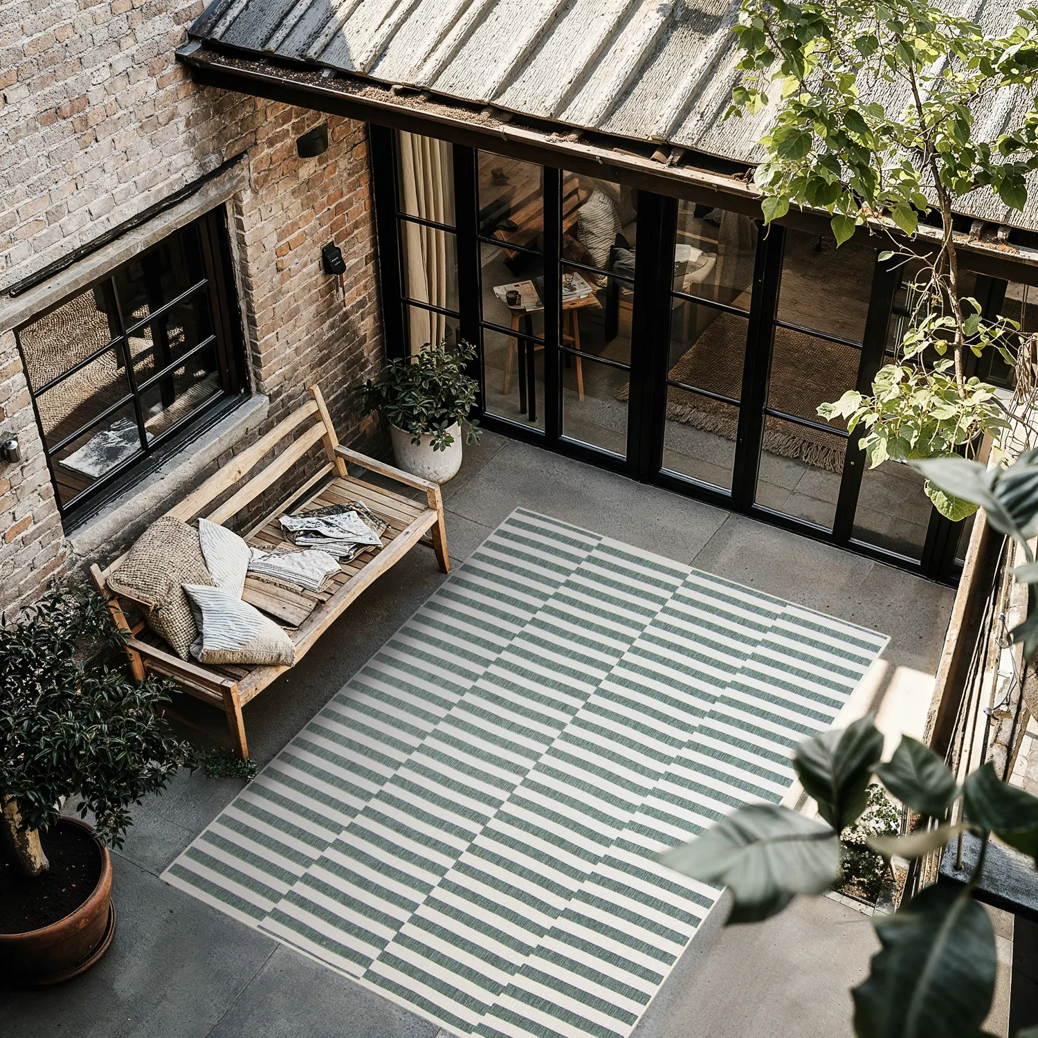 Beltéri és kültéri szőnyeg - Otto (zöld)