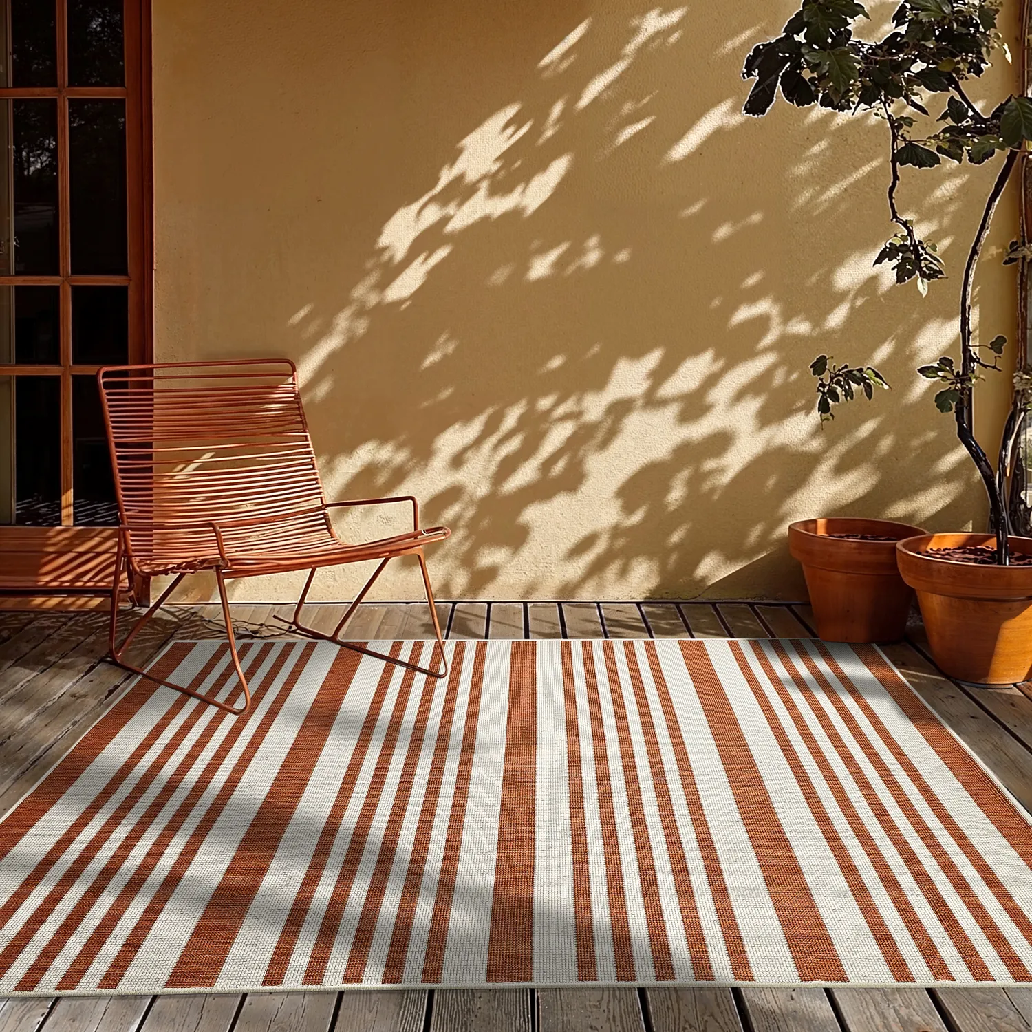 Beltéri és kültéri szőnyeg - Riley (narancs)