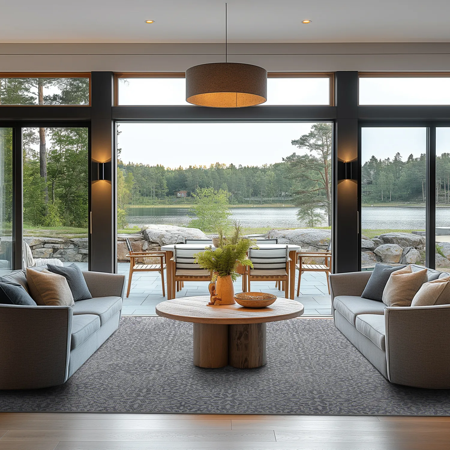 Beltéri és kültéri szőnyeg - Alesund (szürke)