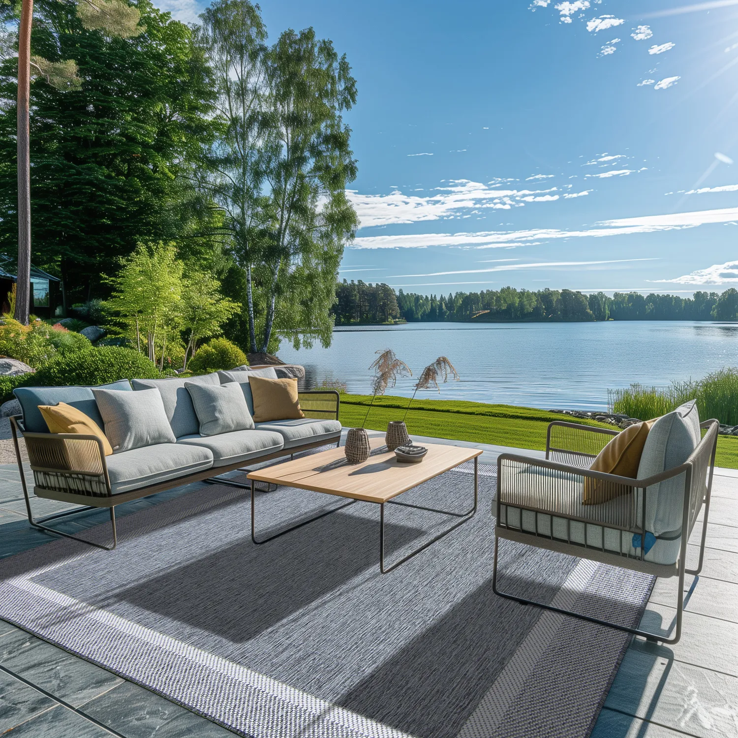 Beltéri és kültéri szőnyeg - Alta (szürke)