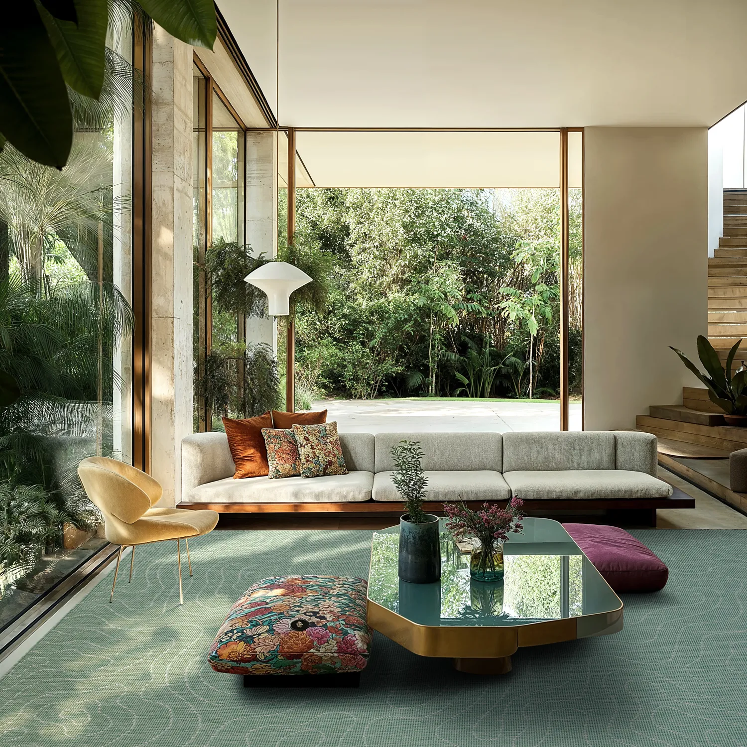 Beltéri és kültéri szőnyeg - Thurman (zöld)