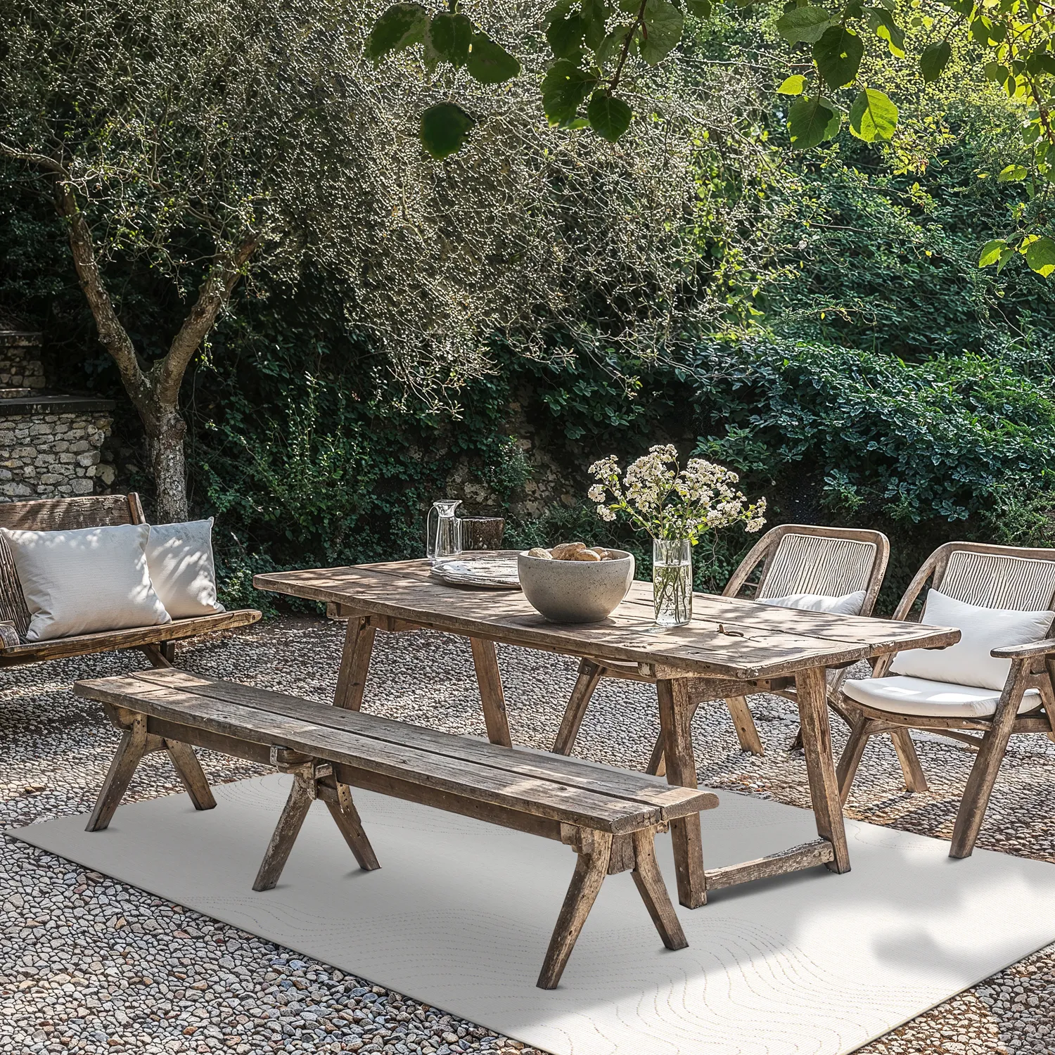 Beltéri és kültéri szőnyeg - Zelmare (piszkosfehér)