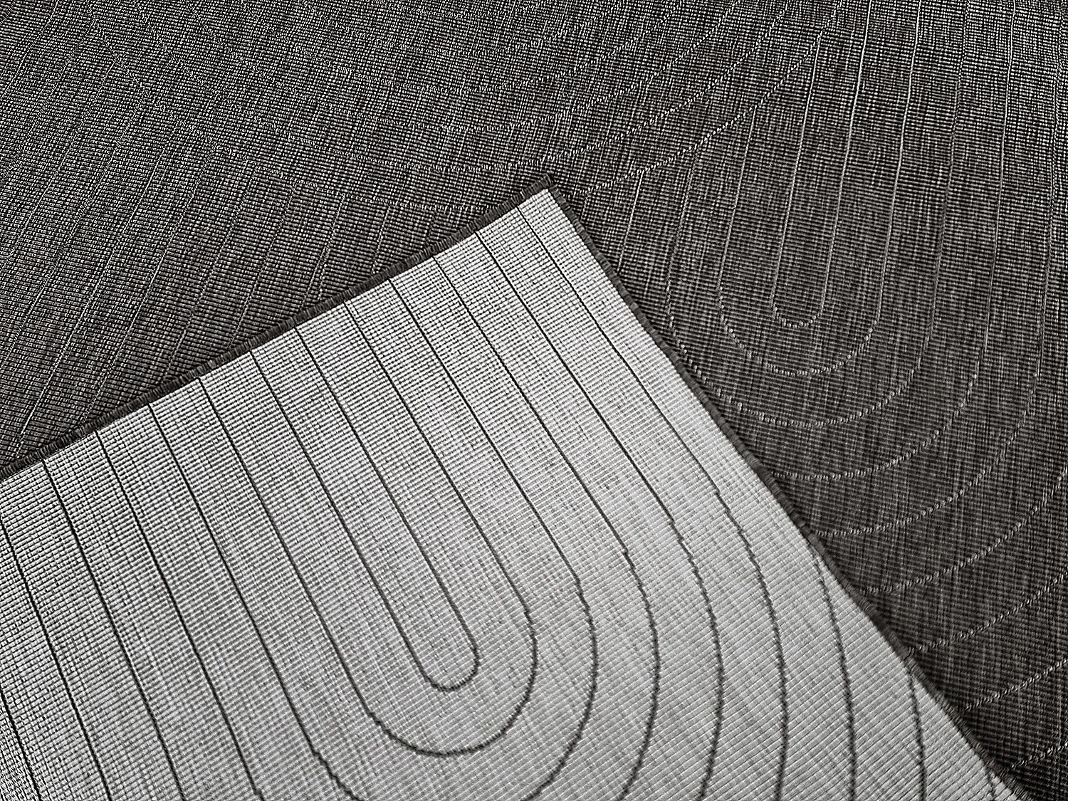 Beltéri és kültéri szőnyeg - Hayden (fekete)