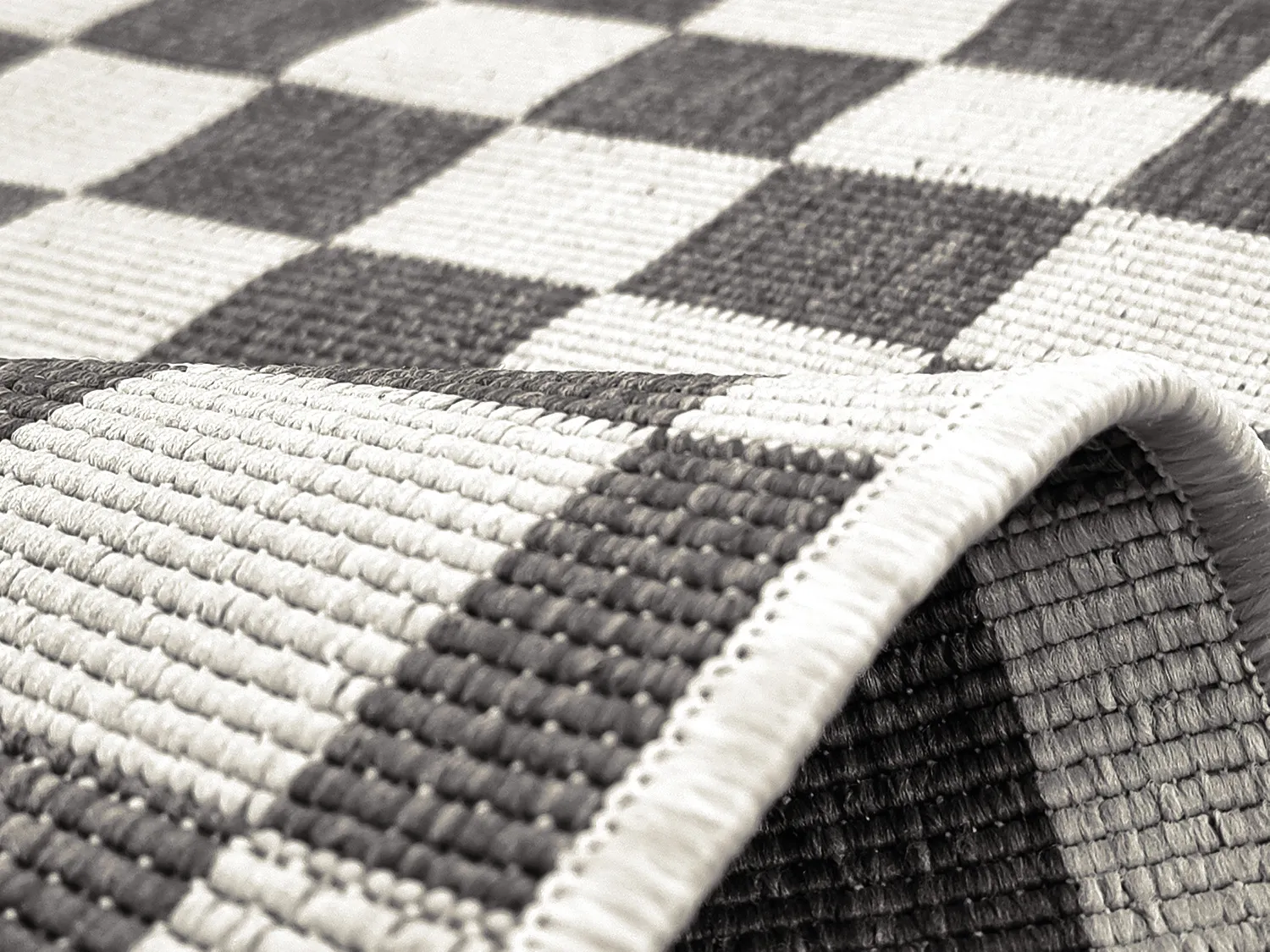 Beltéri és kültéri szőnyeg - Lucida (fekete)