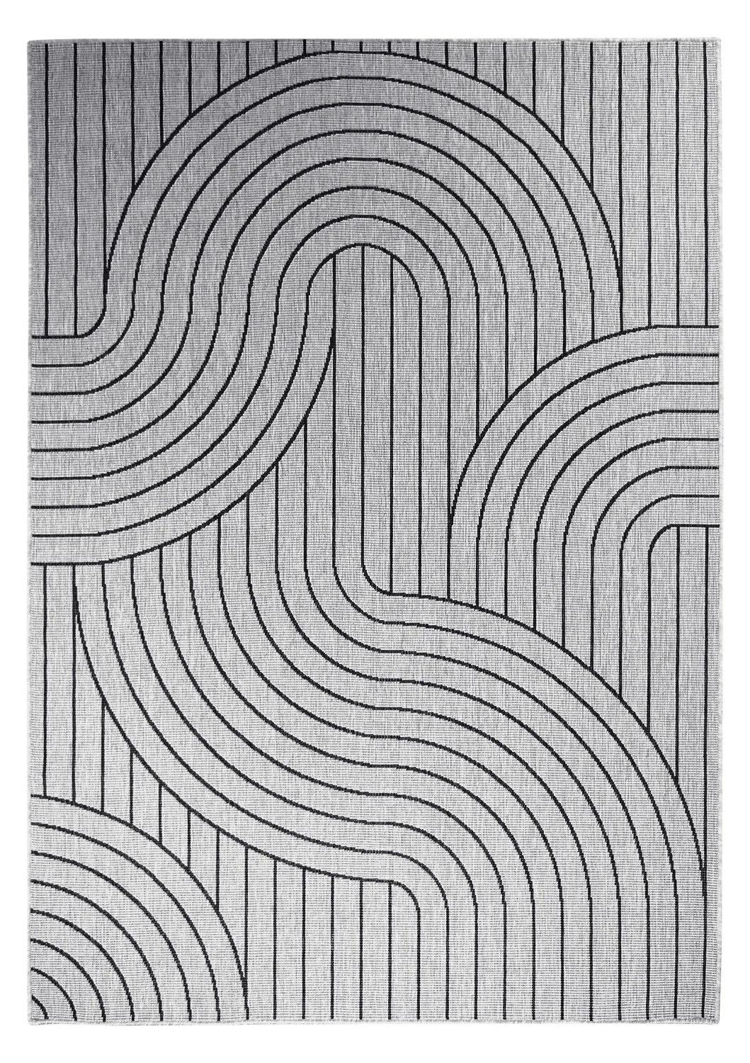 Beltéri és kültéri szőnyeg - Maynard (fekete)