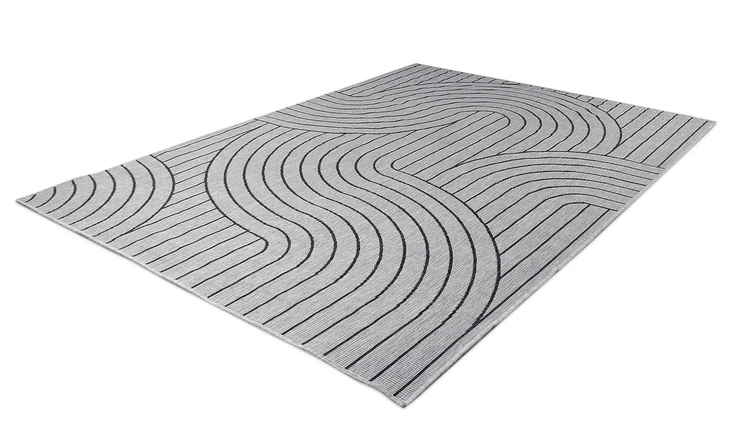 Beltéri és kültéri szőnyeg - Maynard (fekete)