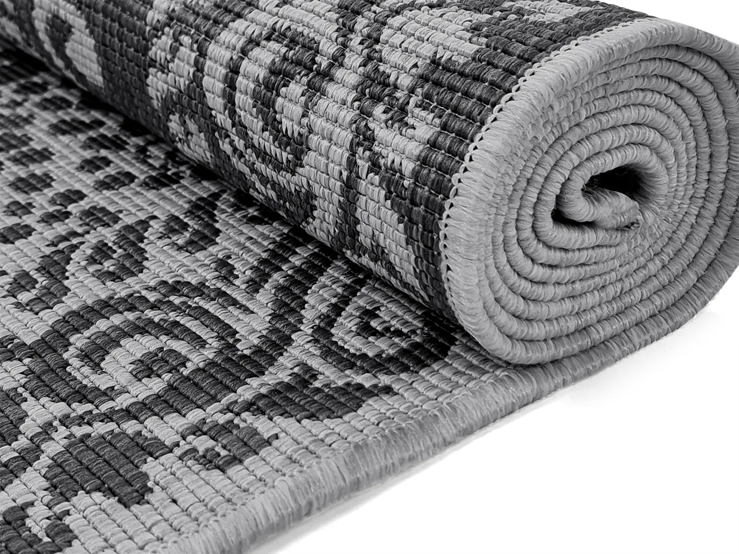 Beltéri és kültéri szőnyeg - Sylvaine (fekete)