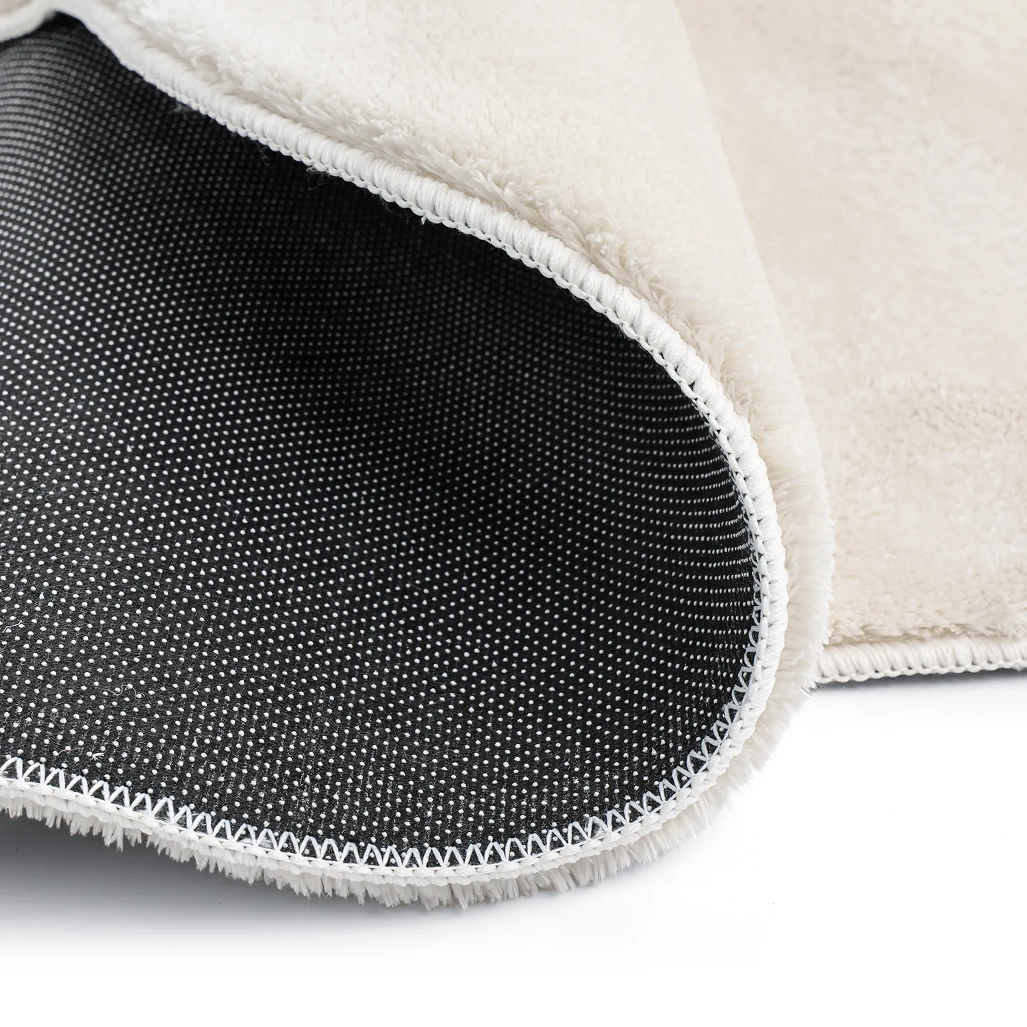 Hullámos Kerek Szőnyeg - Aranga Super Soft Fur (bézs)