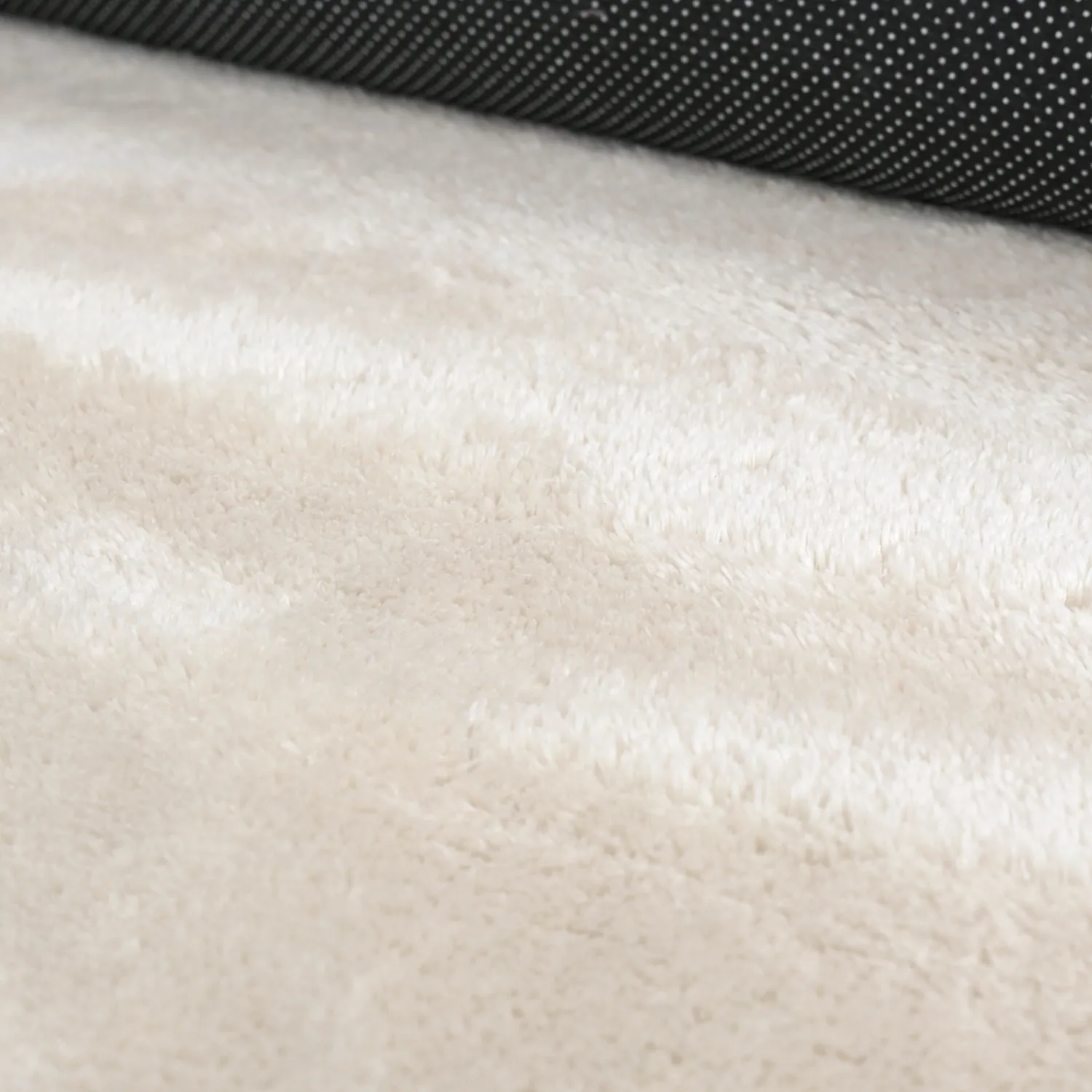 Hullámos Kerek Szőnyeg - Aranga Super Soft Fur (bézs)