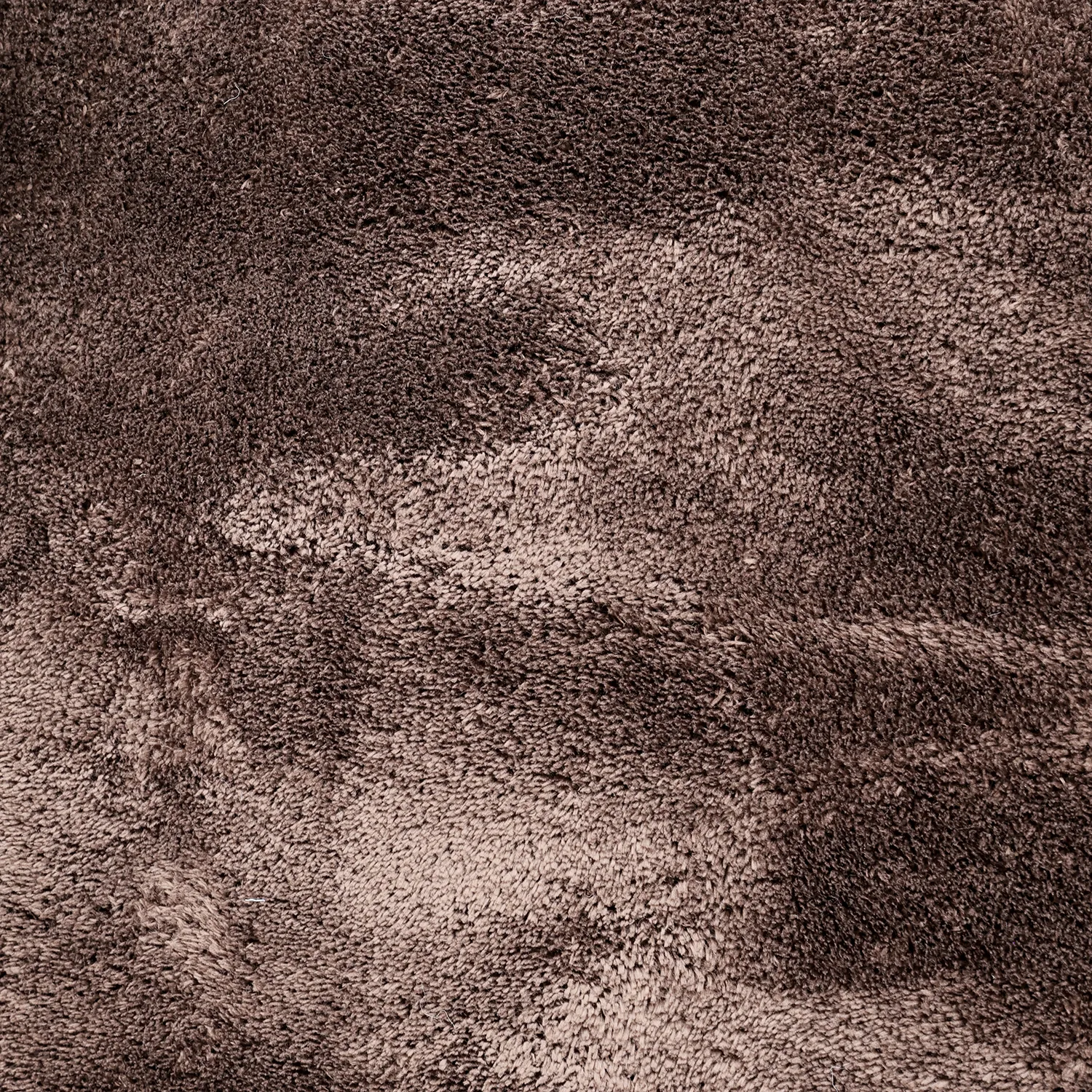 Hullámos Kerek Szőnyeg - Aranga Super Soft Fur (sötétbarna)