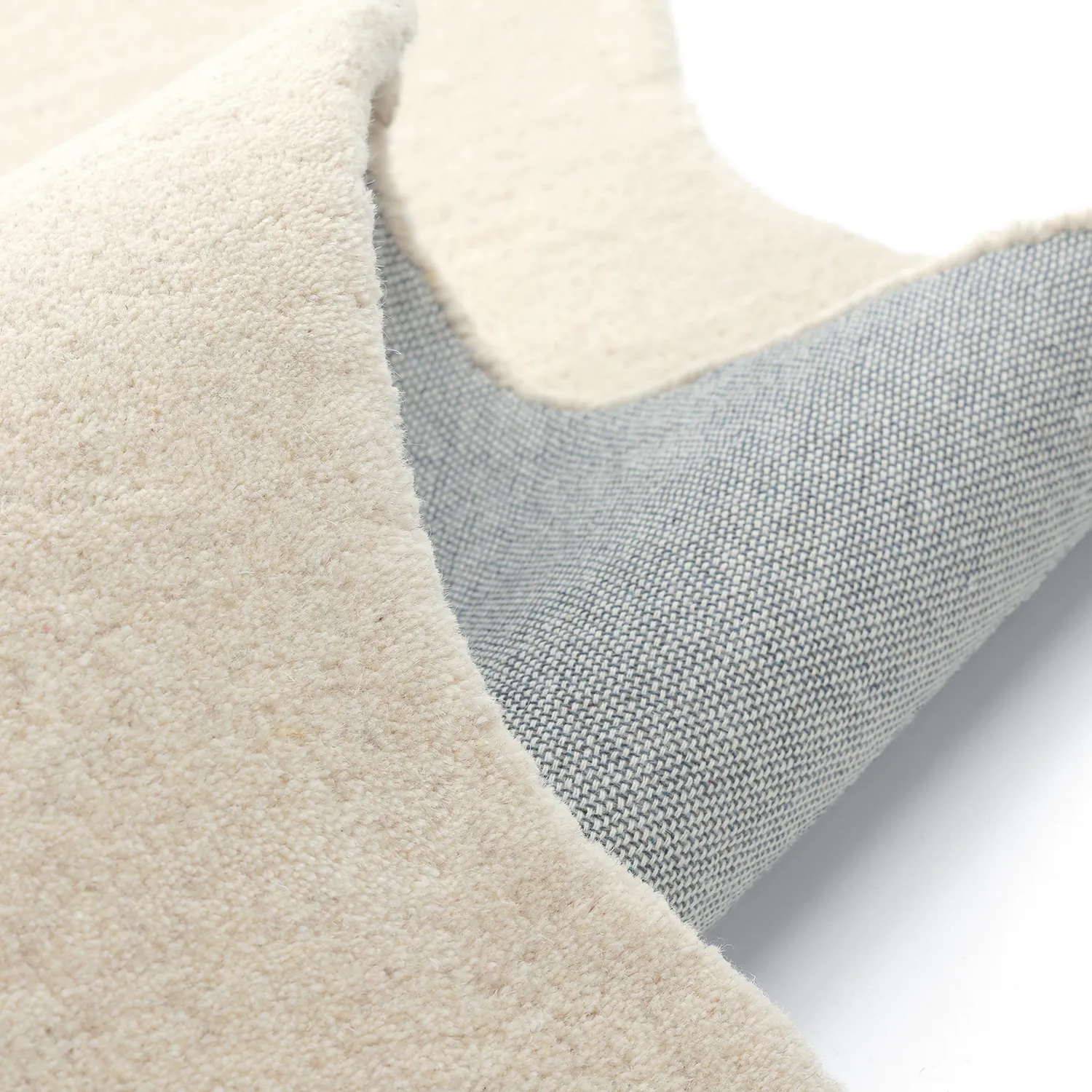 Hullámos gyapjúszőnyeg - Diu Hand Tufted Wool Premium (krém)