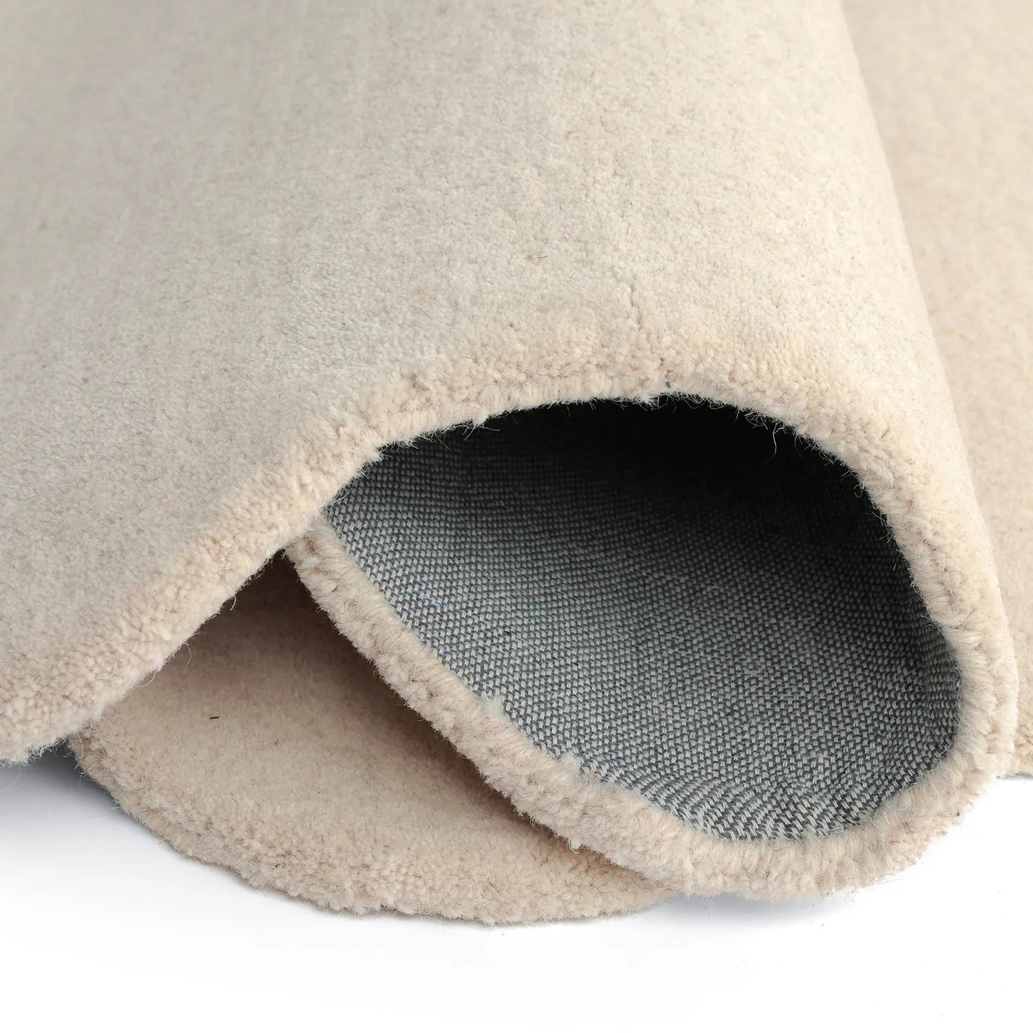Hullámos gyapjúszőnyeg - Diu Hand Tufted Wool Premium (krém)