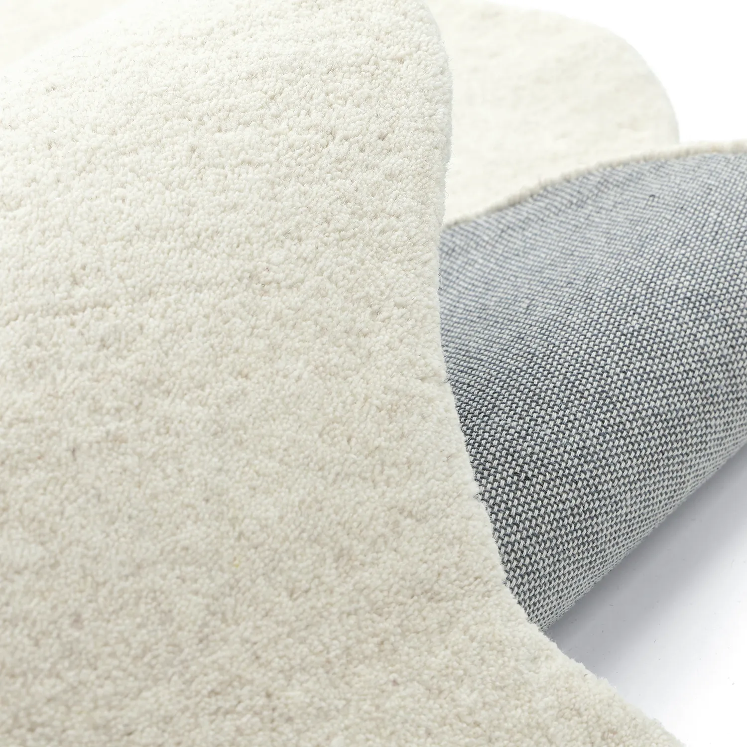 Hullámos gyapjúszőnyeg - Diu Hand Tufted Wool Premium (fehér)