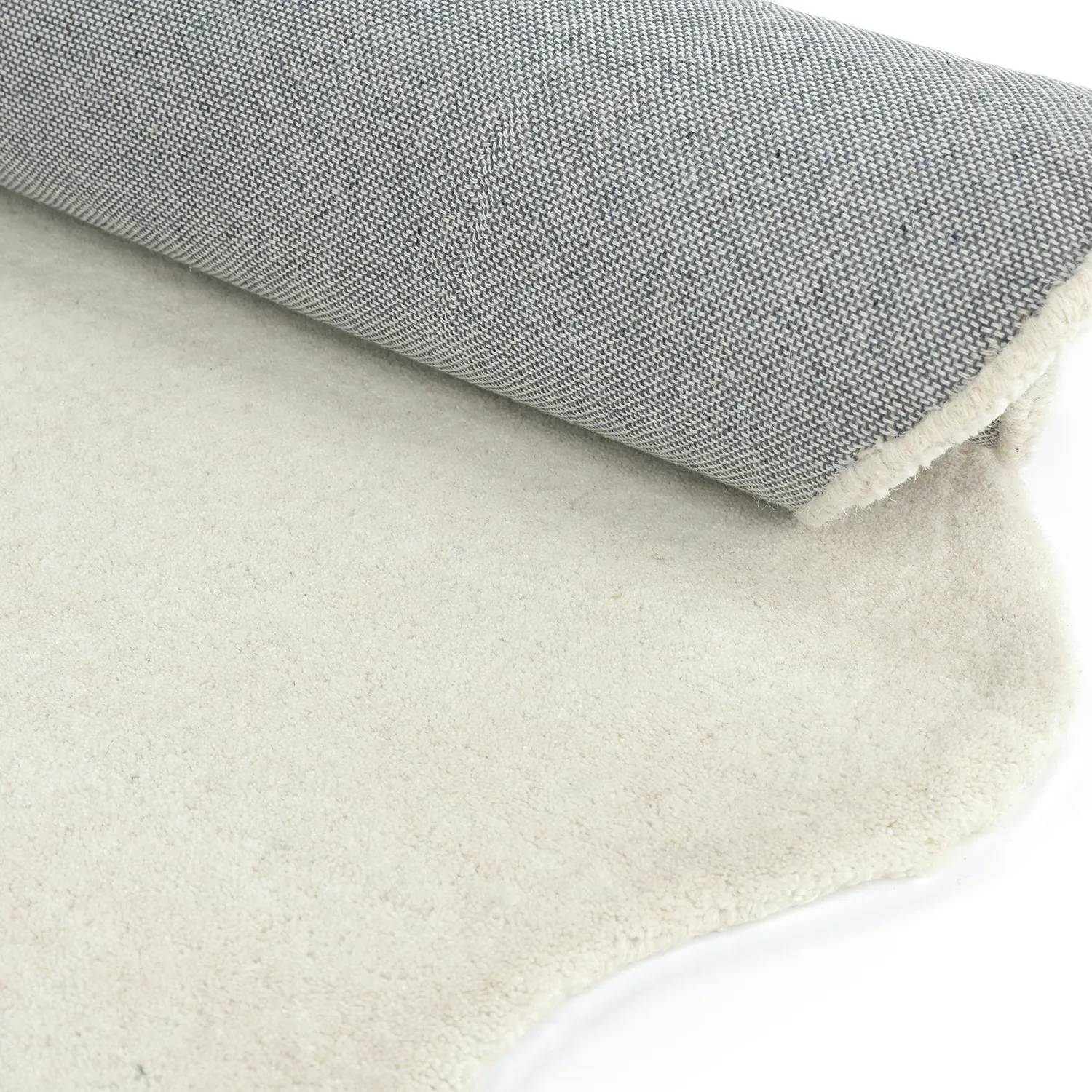 Hullámos gyapjúszőnyeg - Diu Hand Tufted Wool Premium (fehér)