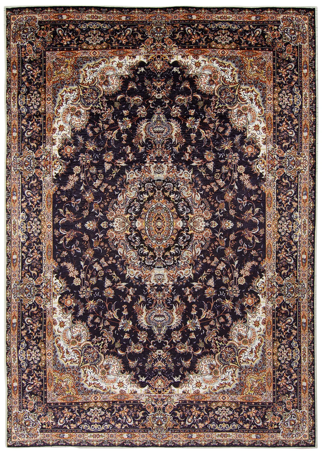 Wilton szőnyeg - Vakifli (fekete/többszínű)