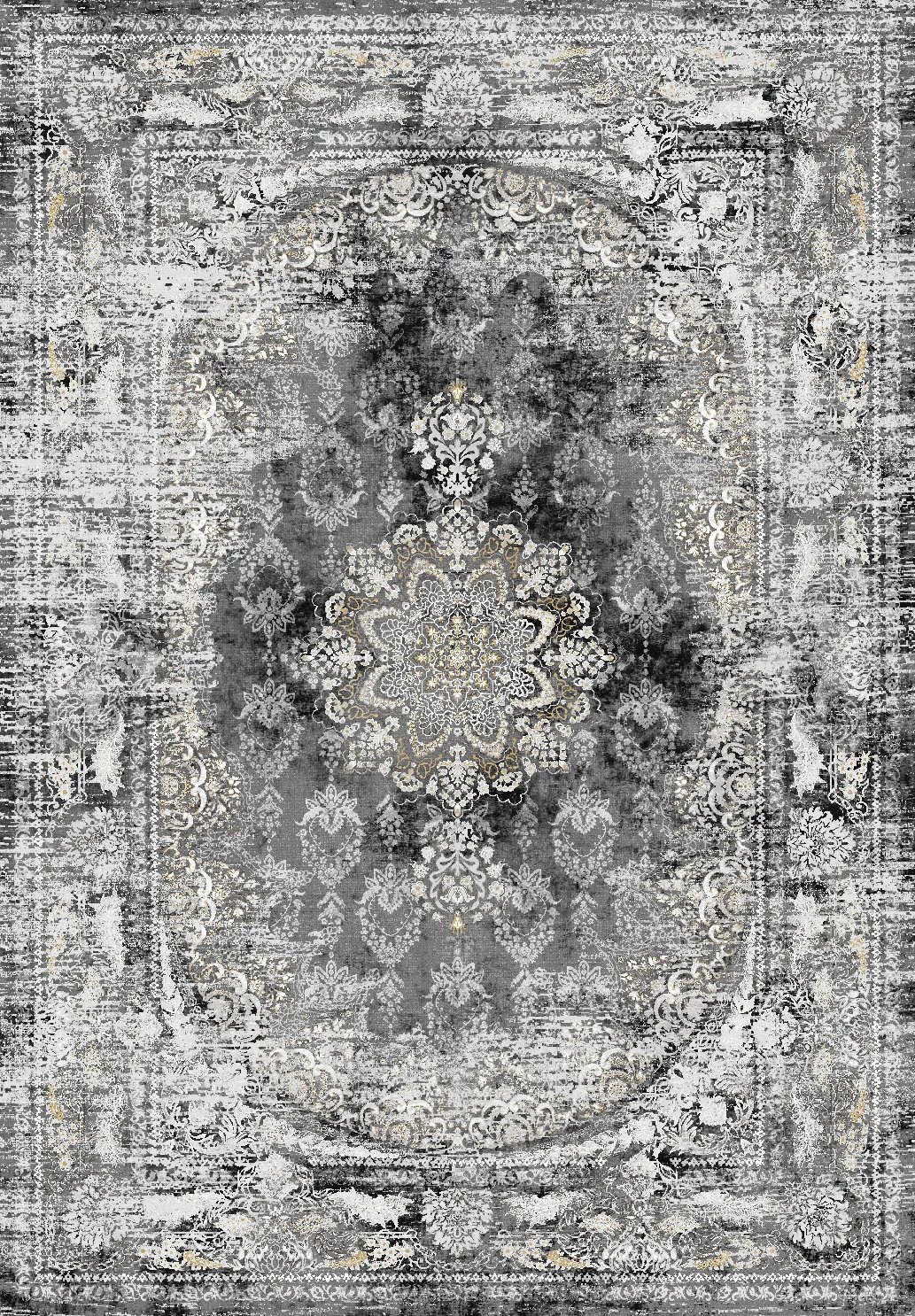 Wilton szőnyeg - Valeria (fekete)