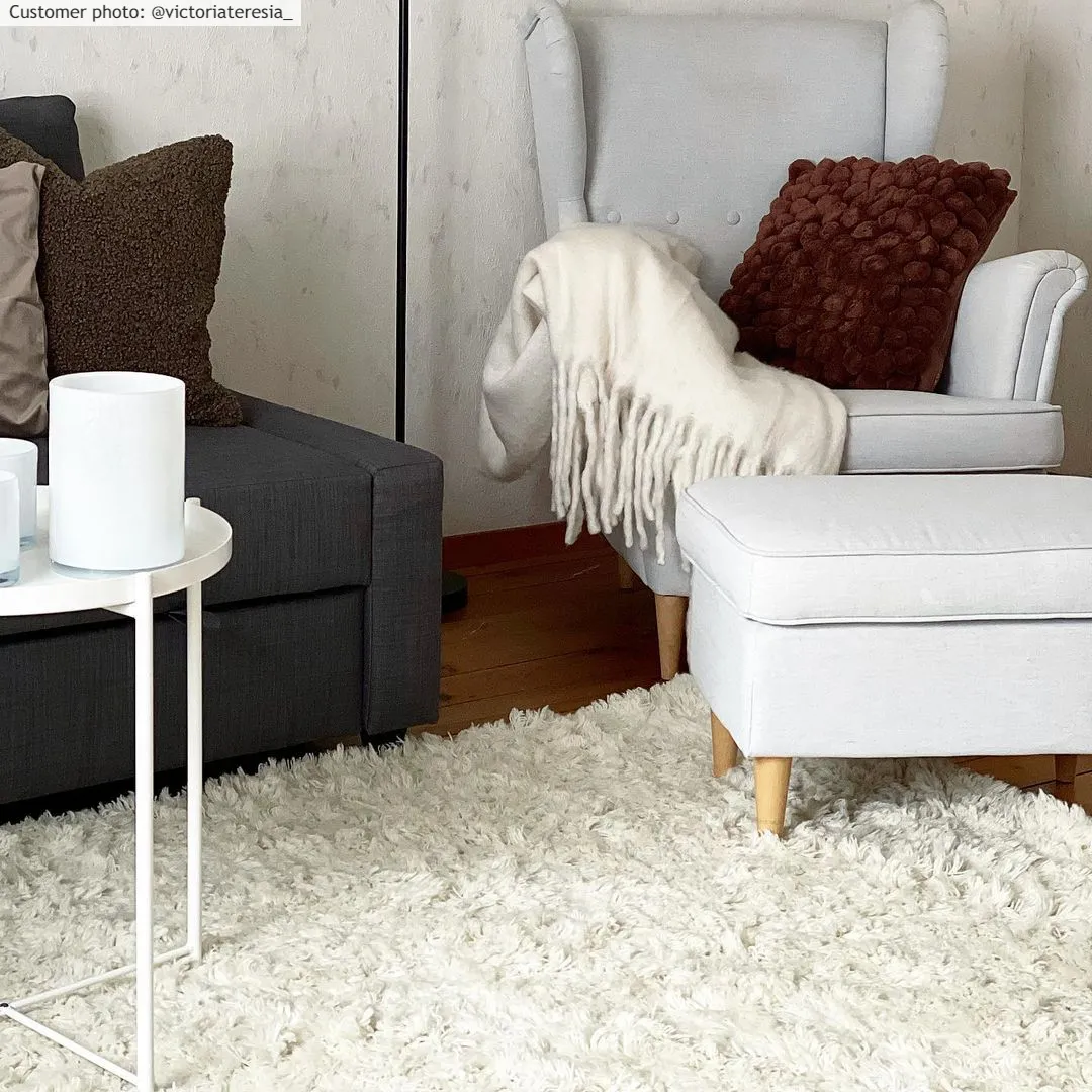 Gyapjúszőnyeg - Aliste Wool Shaggy (snow white)