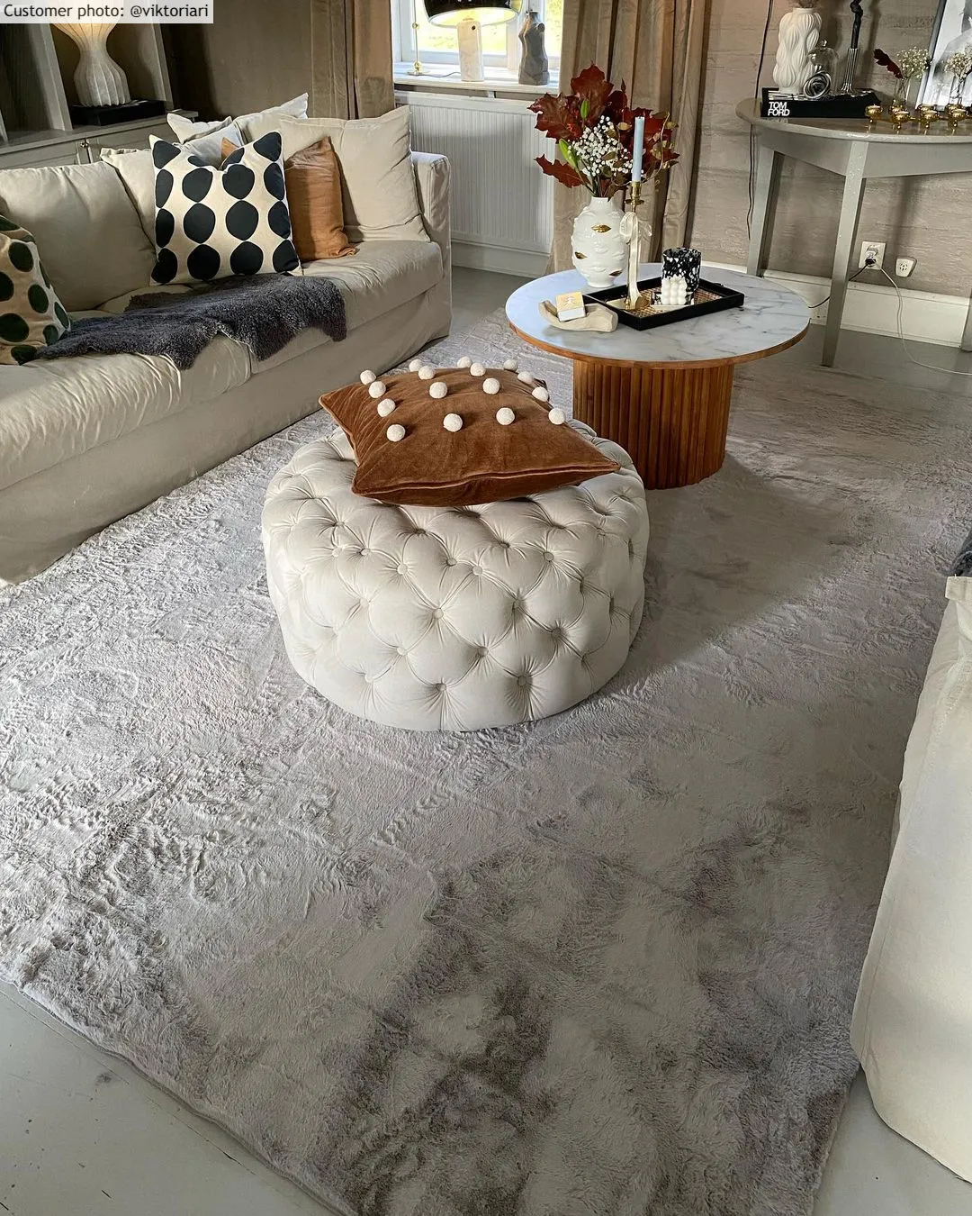 Shaggy szőnyeg - Aranga Super Soft Fur (szürke)