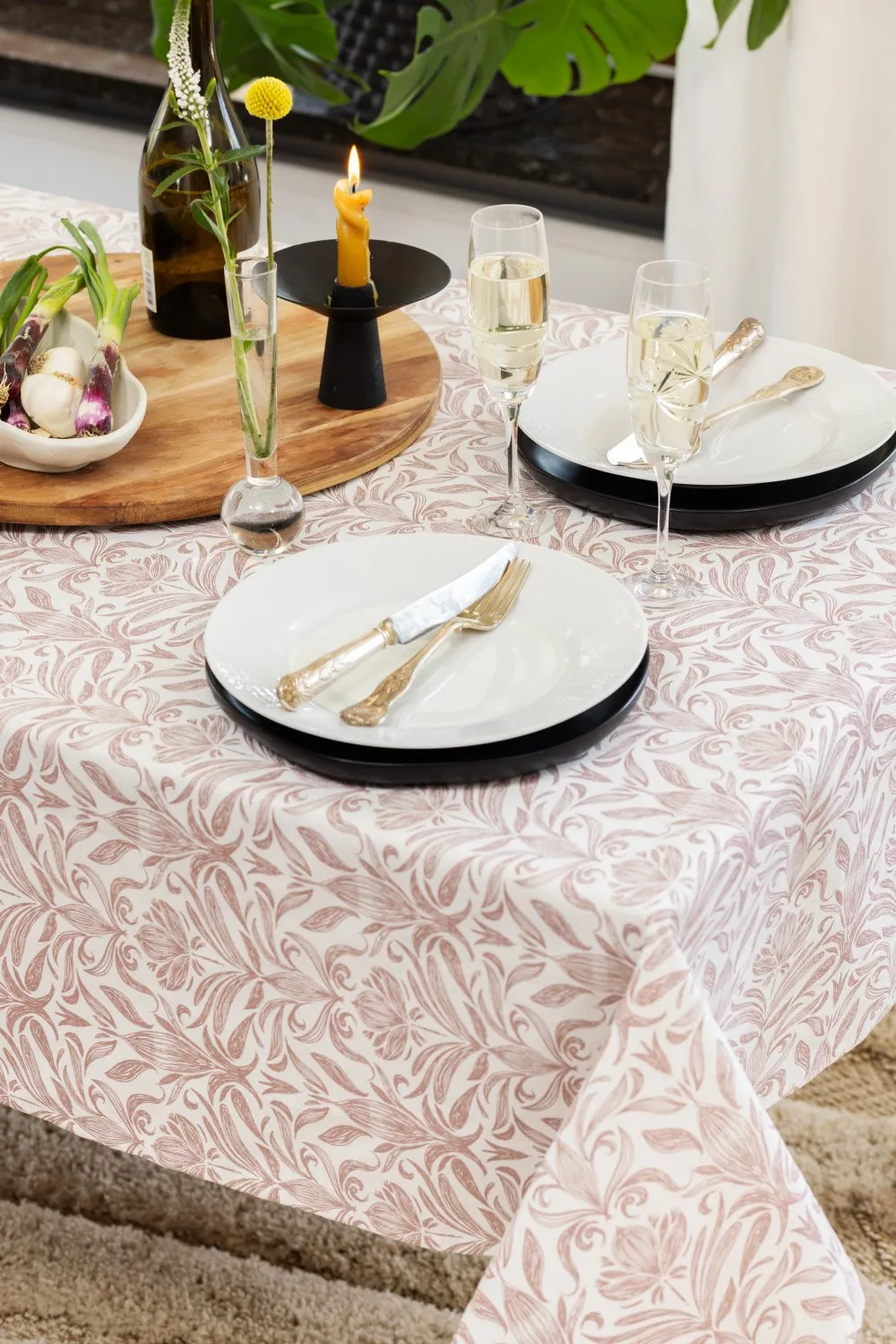 Asztalterítők - Pamut terítő Viola (lila)