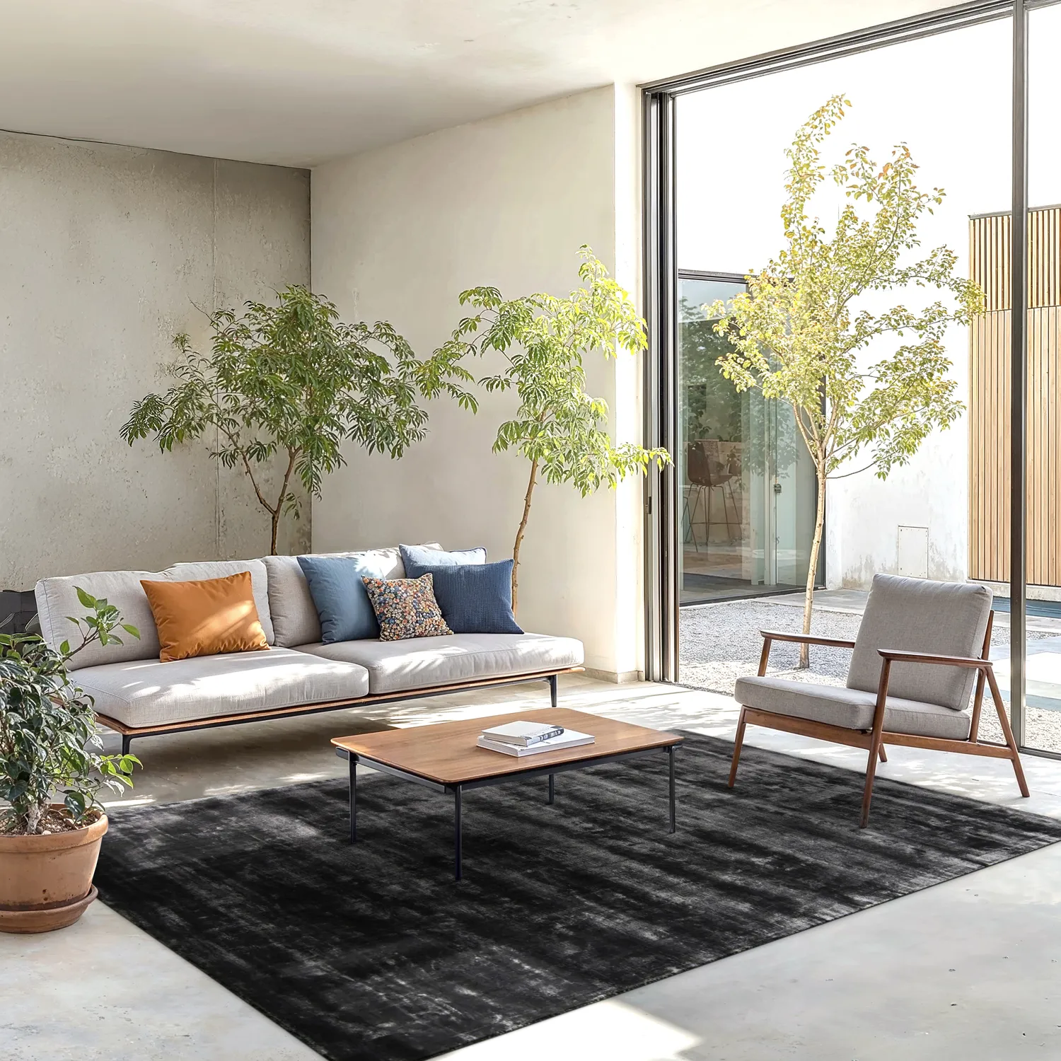 Viskóz szőnyeg - Jodhpur Special Luxury Edition (fekete)