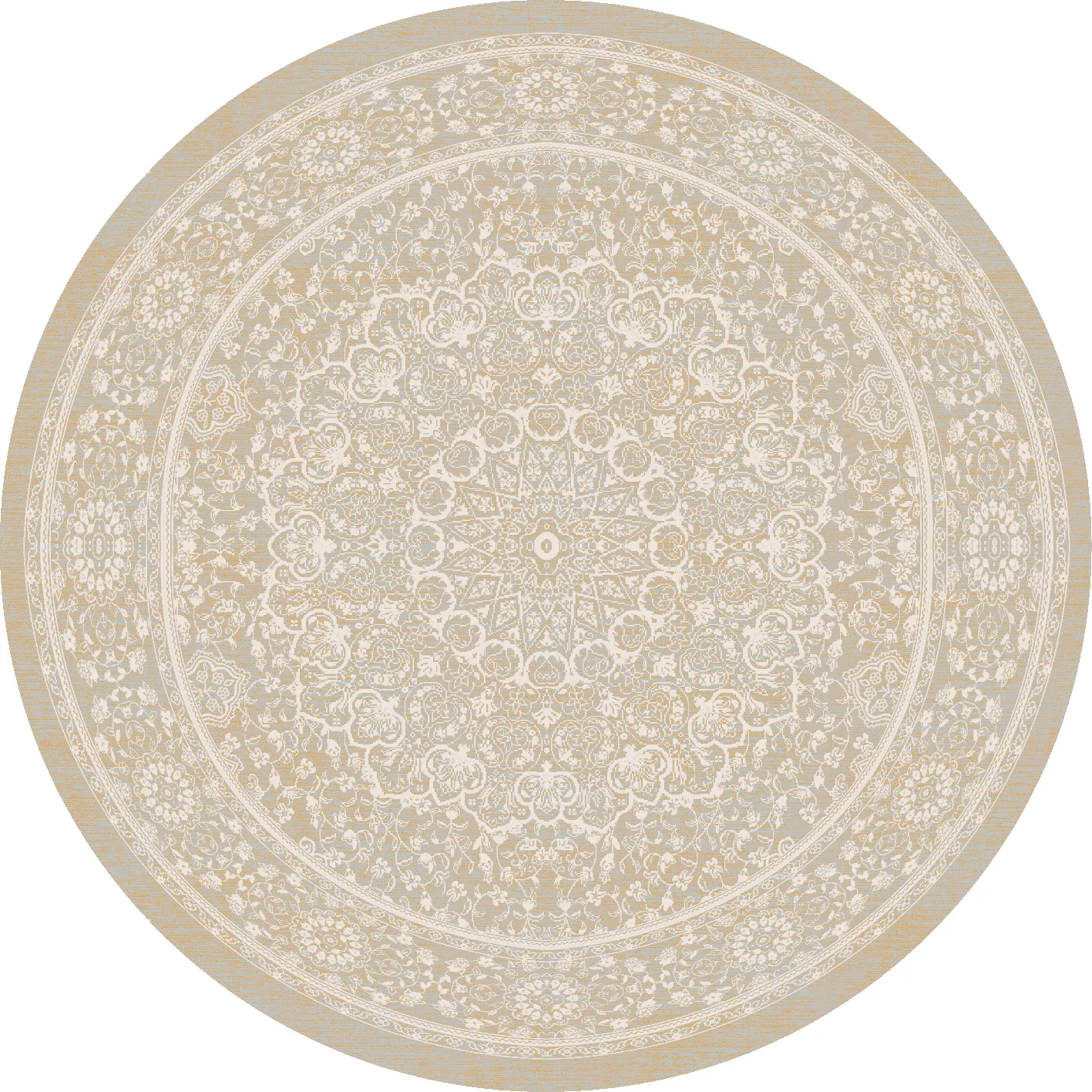 Kerek szőnyeg - Vivian (bezs)