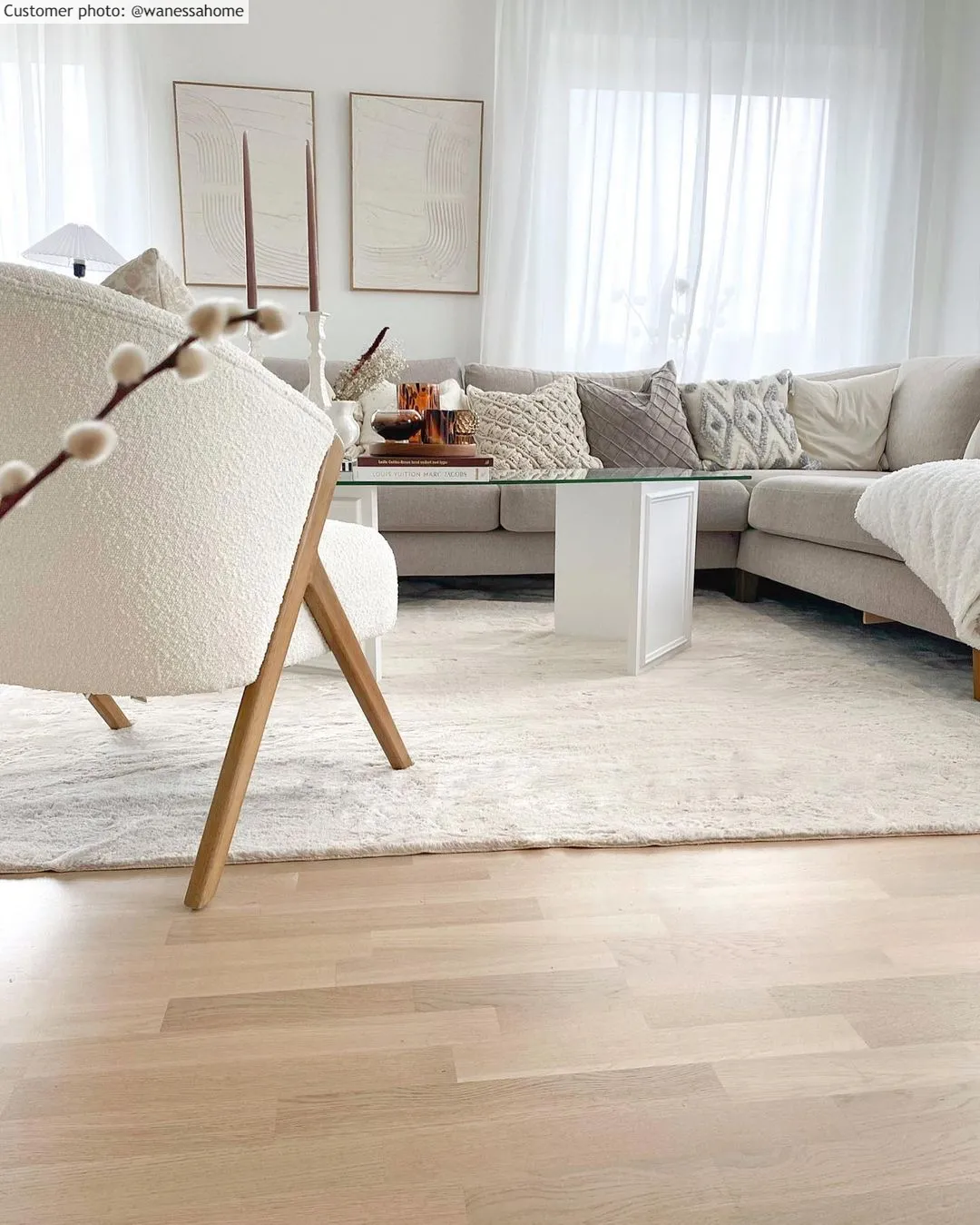 Shaggy szőnyeg - Aranga Super Soft Fur (bézs)