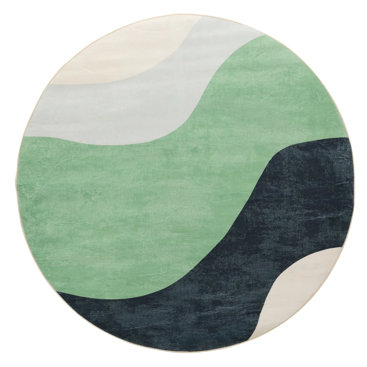 Kerek szőnyeg - Barcelona (zöld)