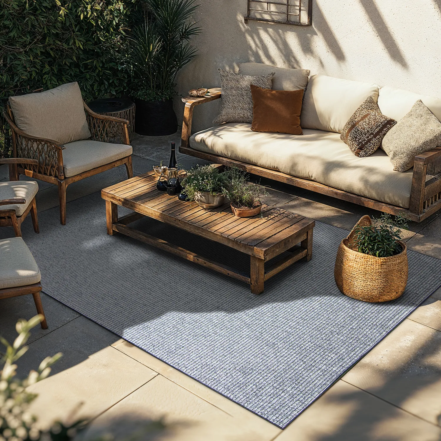 Beltéri és kültéri szőnyeg - Bergen (antracit)