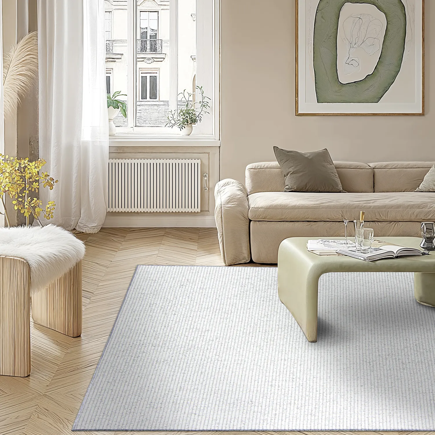 Beltéri és kültéri szőnyeg - Bergen (ezüst)