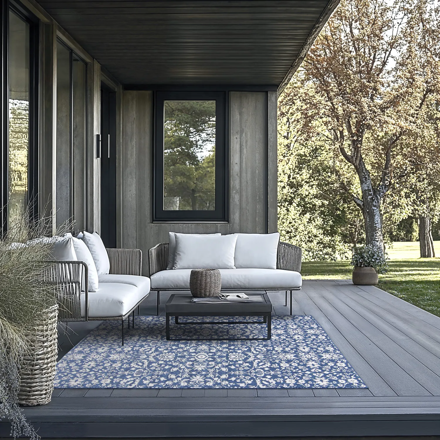 Beltéri és kültéri szőnyeg - Brussels Ocean (kék)