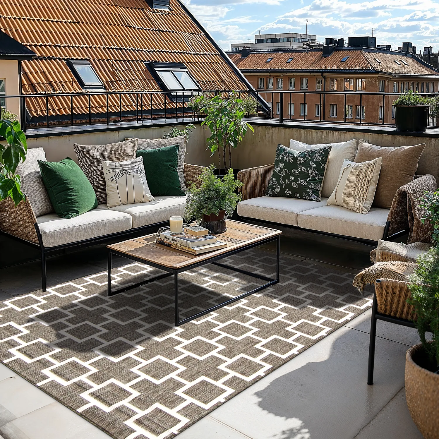 Beltéri és kültéri szőnyeg - Brussels Silver (szürke)