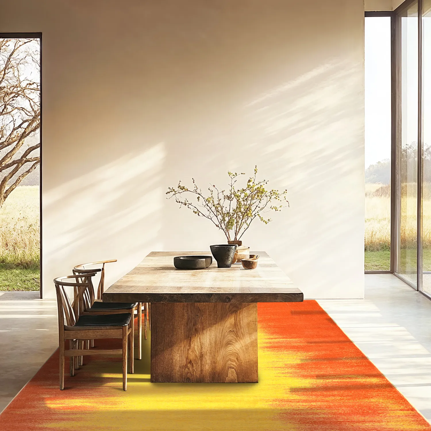 Wilton szőnyeg - Cara (narancssárga/sárga)