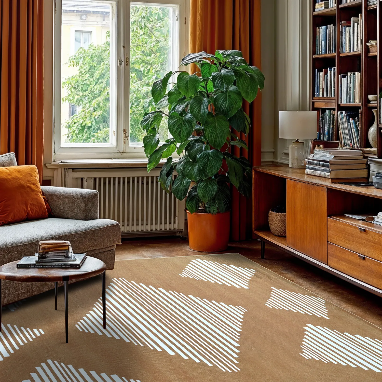 Wilton szőnyeg - Carmen (barna/fehér)