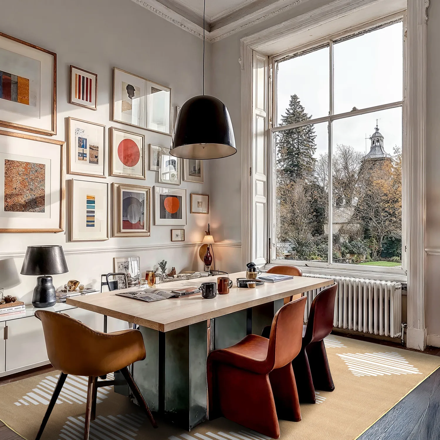 Wilton szőnyeg - Carmen (barna/fehér)