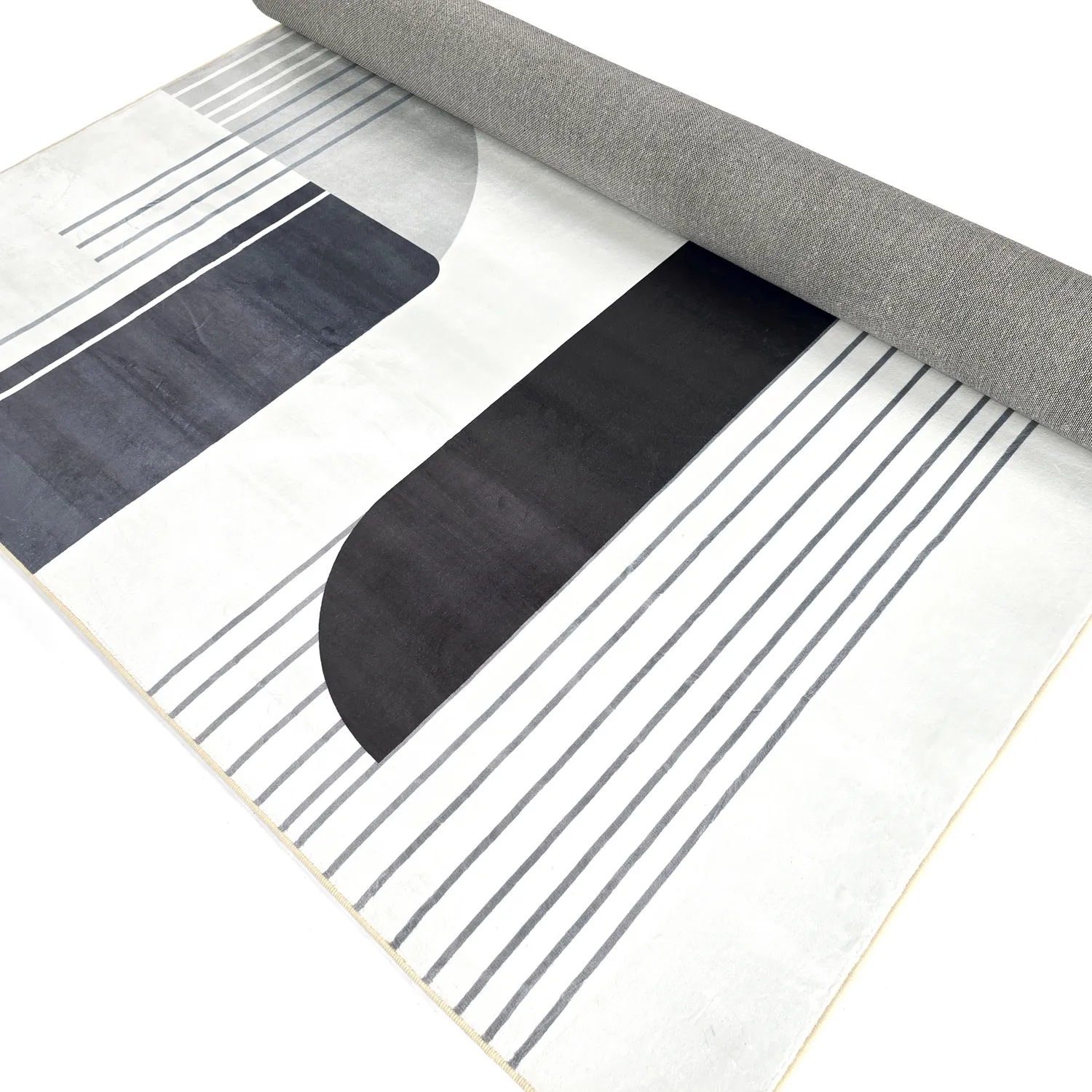 Wilton szőnyeg - Delft (fehér/szürke/fekete)