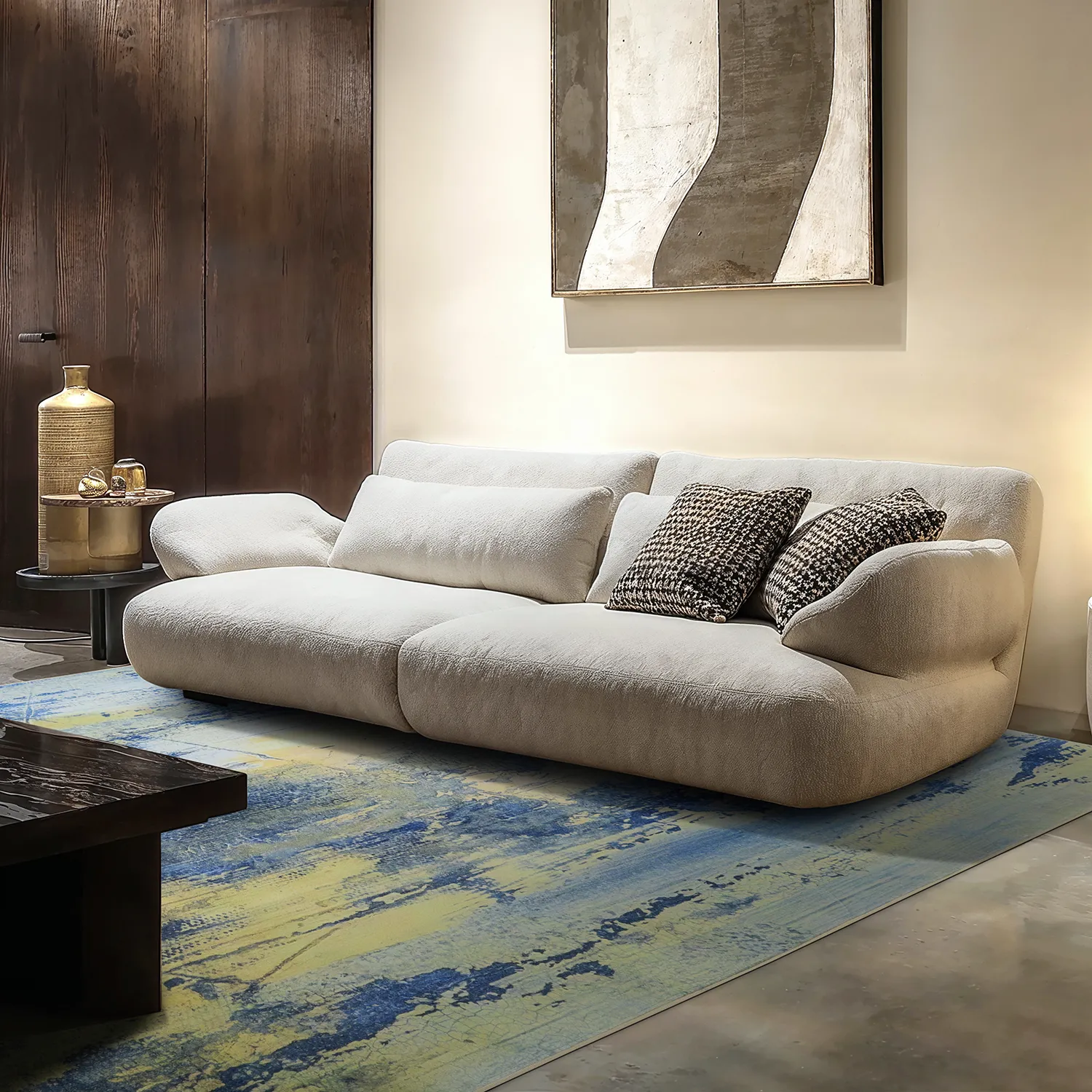 Wilton szőnyeg - Dolmio (kék/multi)