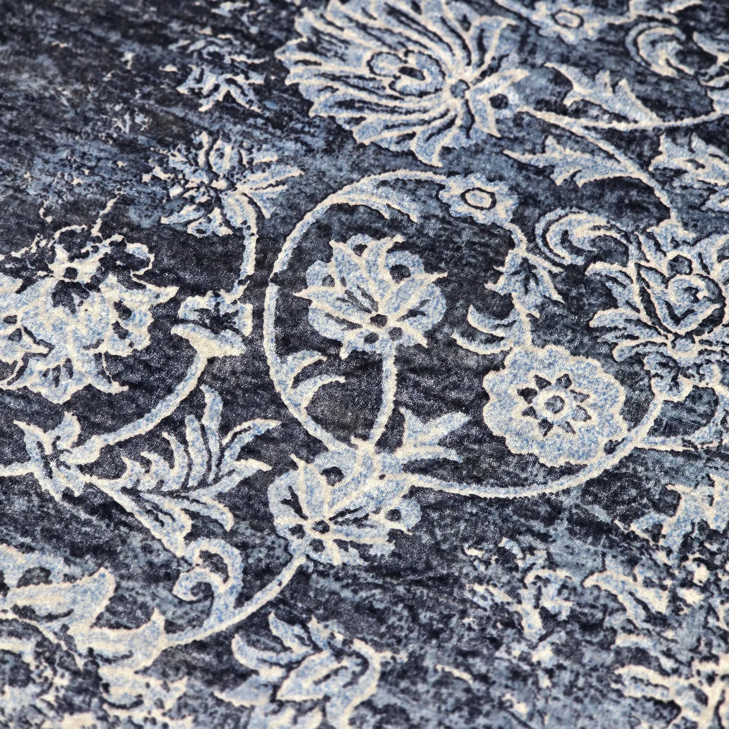 Wilton szőnyeg - Flowers (kék)