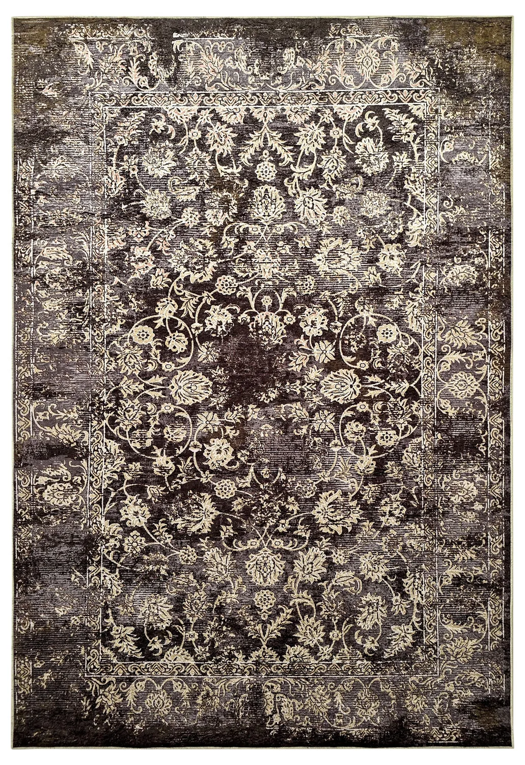 Wilton szőnyeg - Flowers (barna)