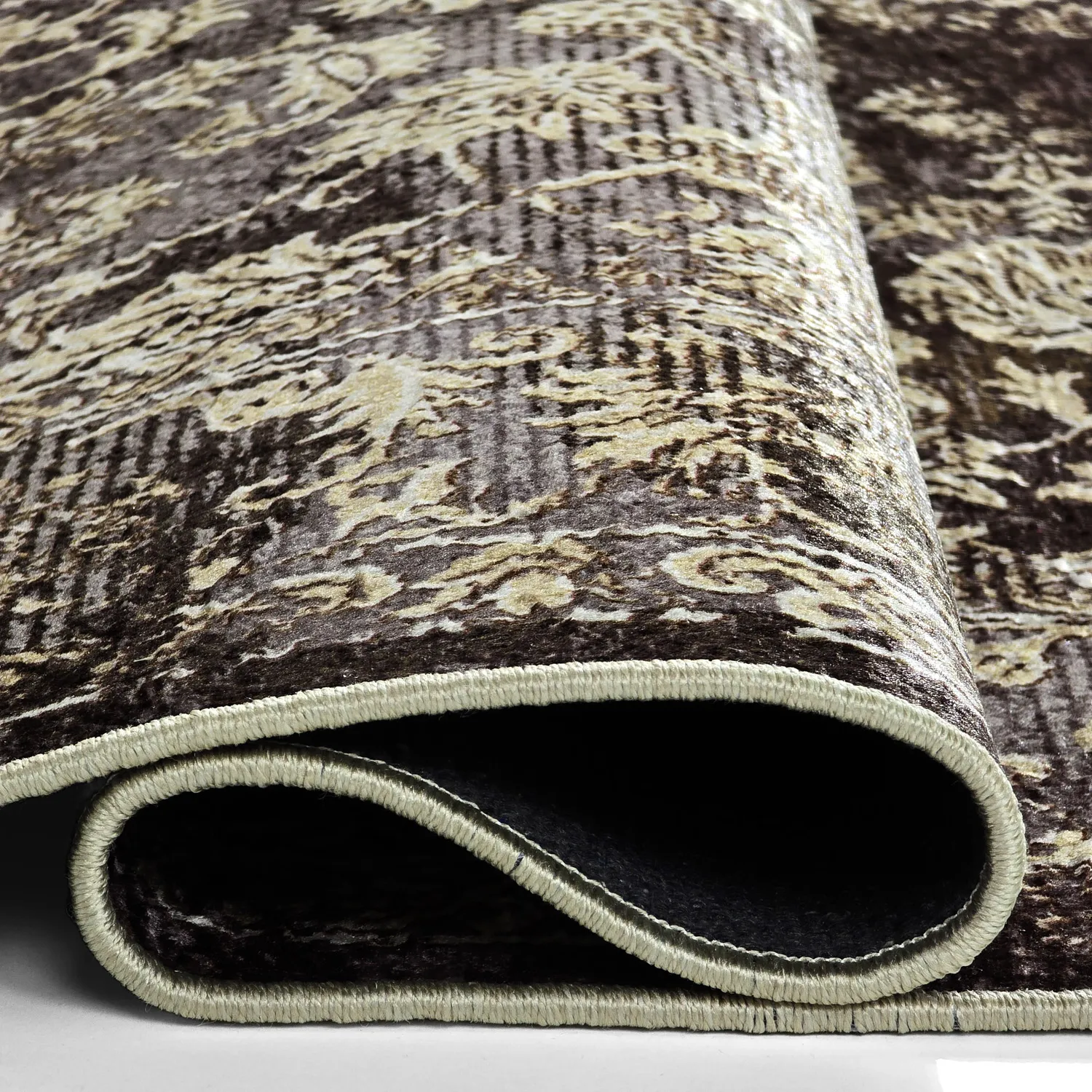 Wilton szőnyeg - Flowers (barna)