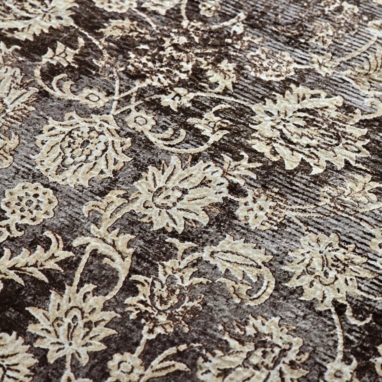 Wilton szőnyeg - Flowers (barna)