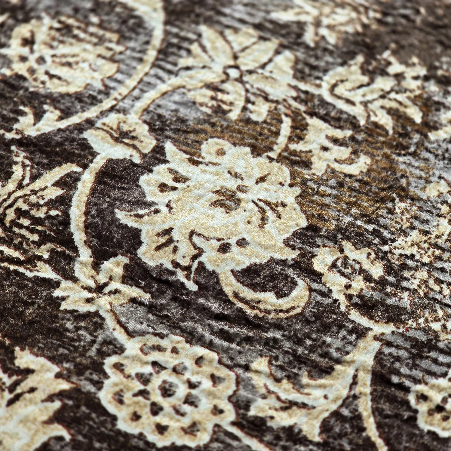 Wilton szőnyeg - Flowers (barna)